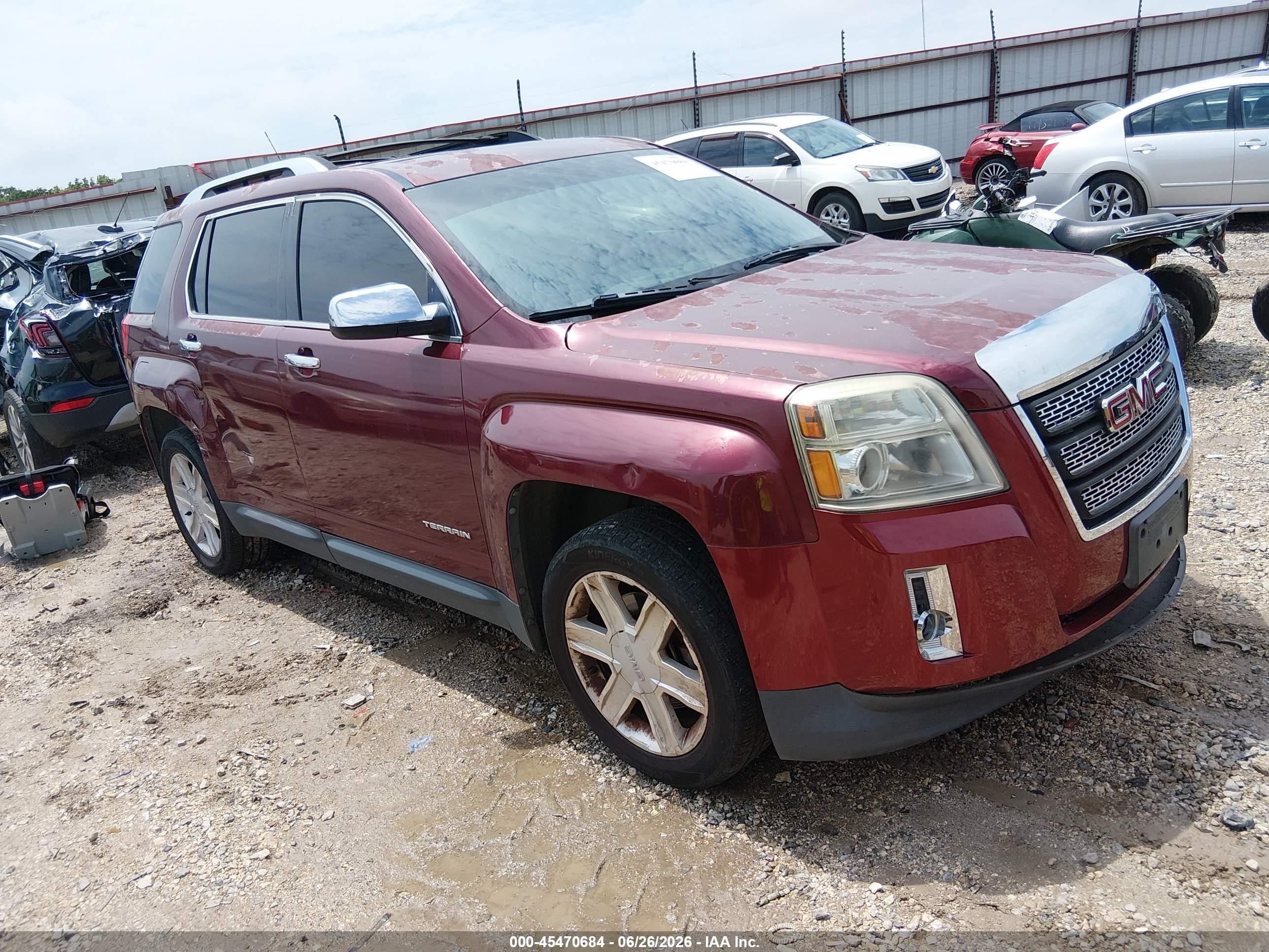 2011 GMC Terrain SLT-2, VIN 2CTFLWE5XB6208264 — Side