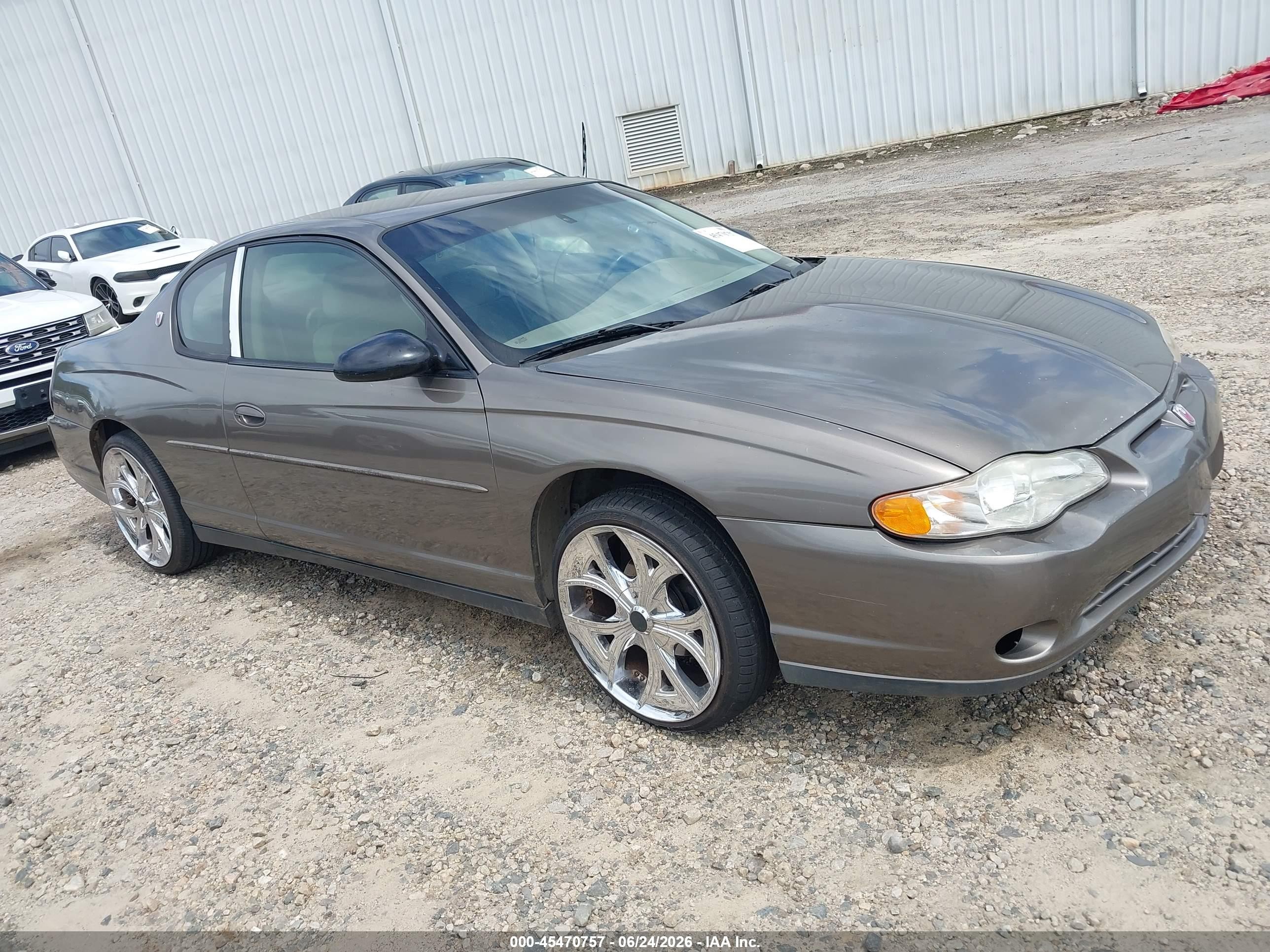 2002 Chevrolet Monte Carlo LS, VIN 2G1WW12E129181036 — Normal wear