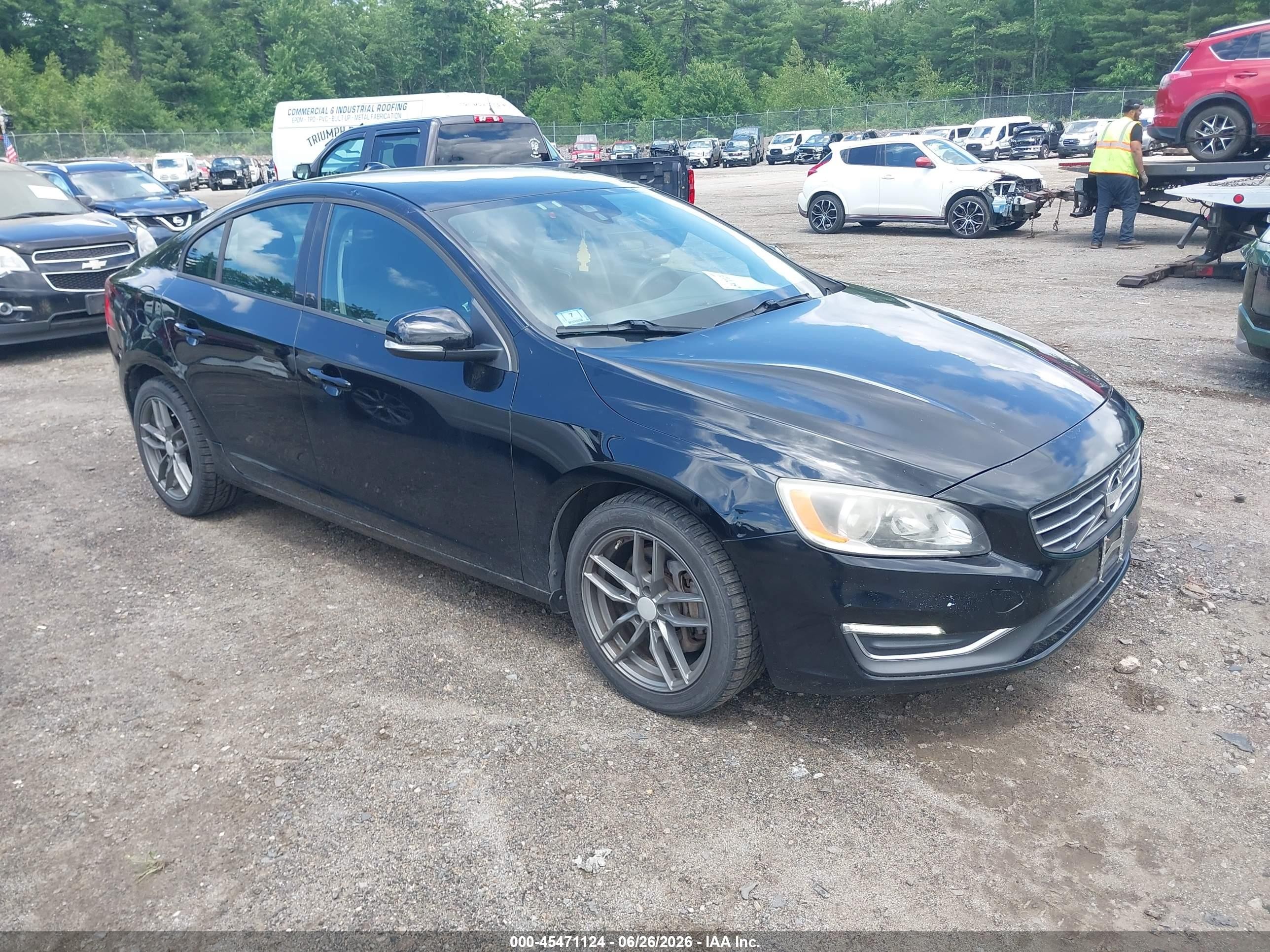 2014 Volvo S60 T5, VIN YV1612FS0E2296543 — Крыша