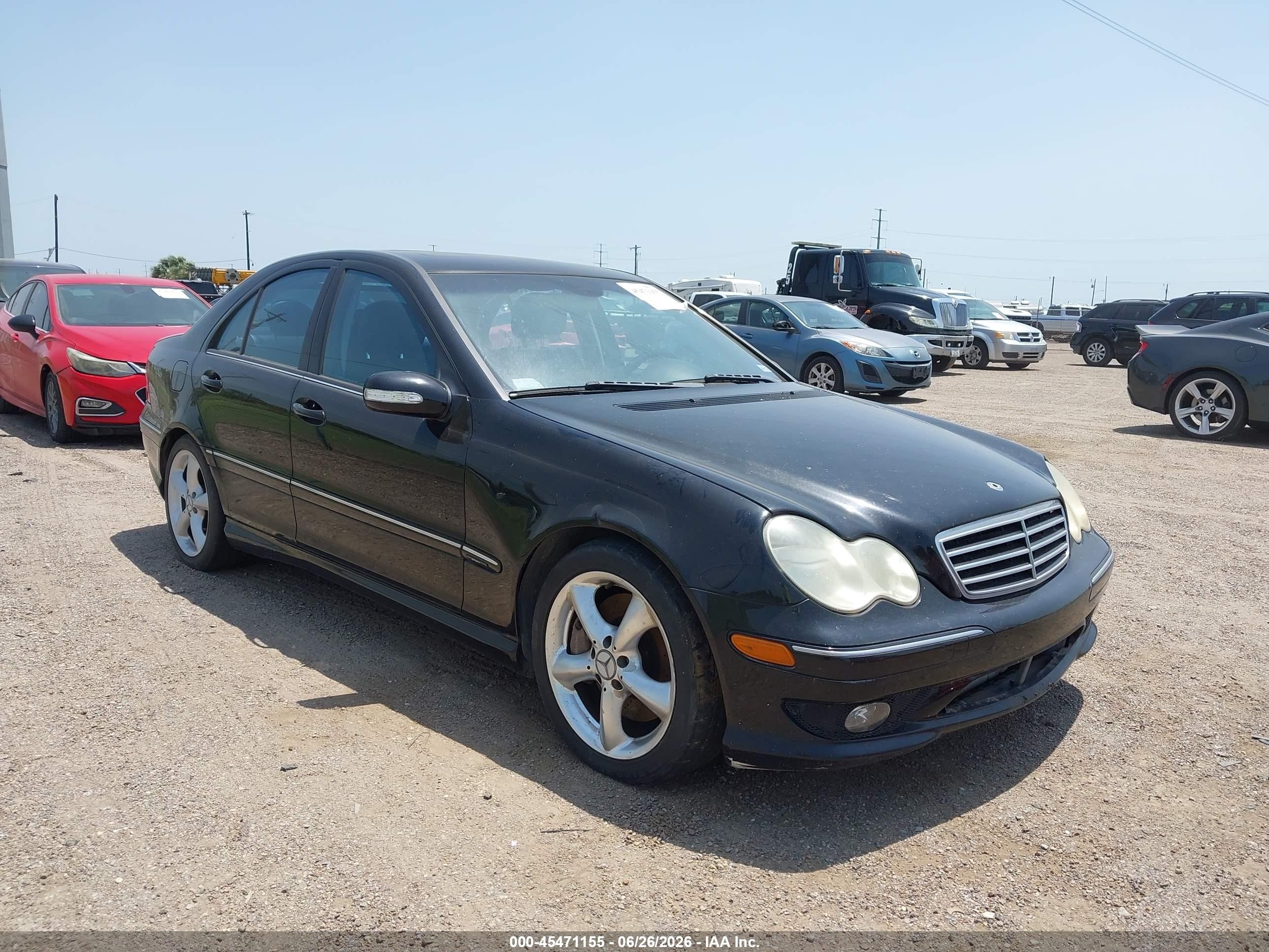 2006 Mercedes-Benz C 230 Sport, VIN WDBRF52H96F836089 — Normal wear