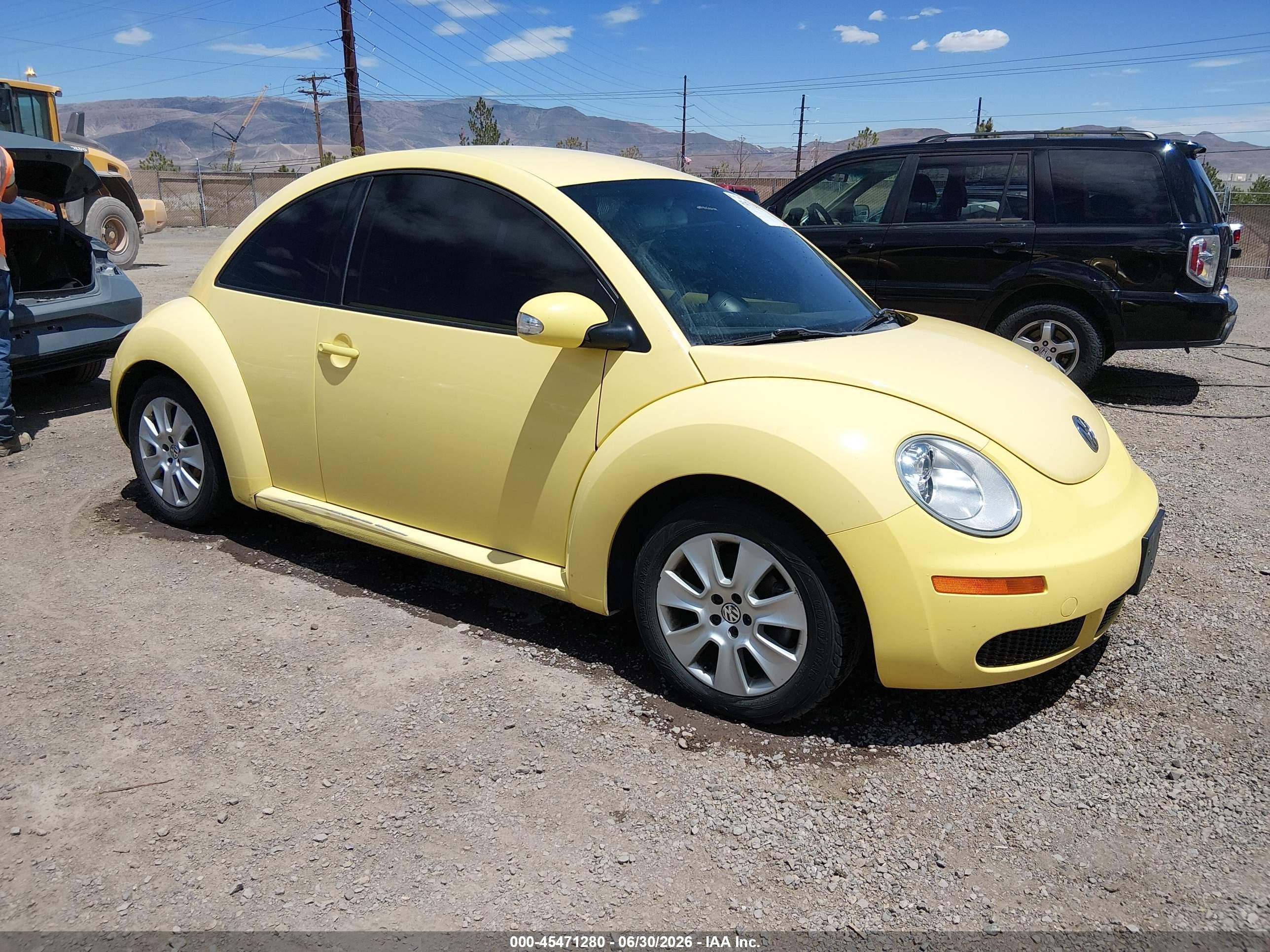2008 Volkswagen Beetle S, VIN 3VWPG31C68M508189 — Engine fire