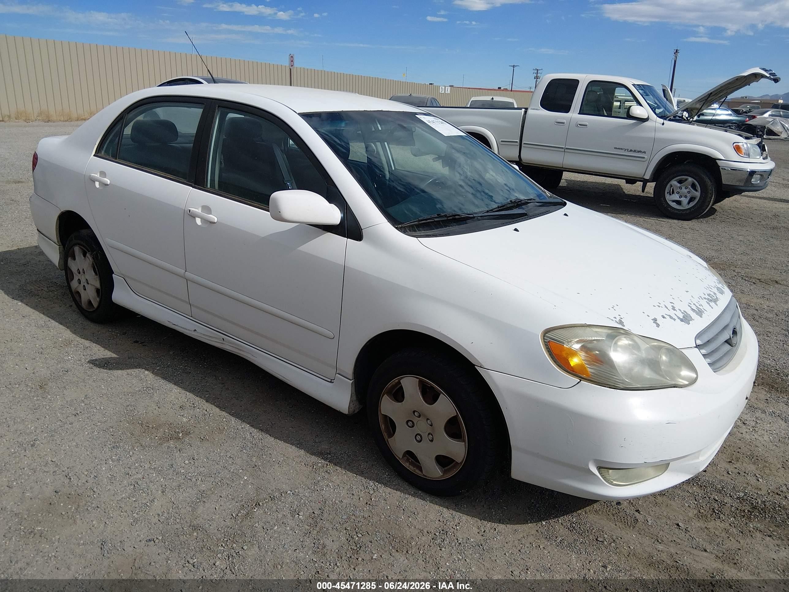 2004 Toyota Corolla S, VIN 1NXBR32E14Z302058 — Normal wear