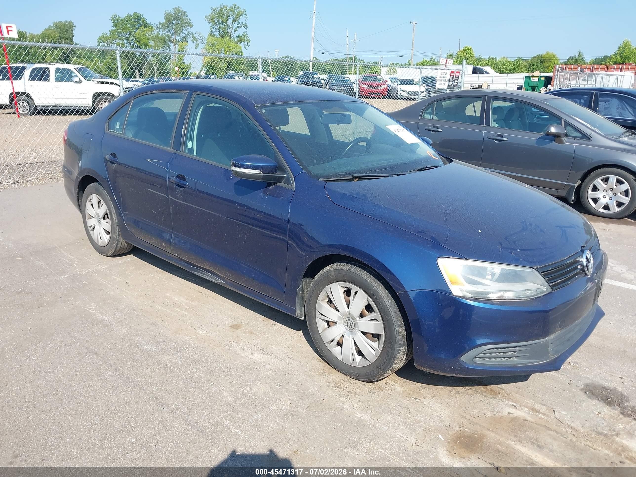 2014 Volkswagen Jetta SE, VIN 3VWD17AJ2EM263767 — Normal wear