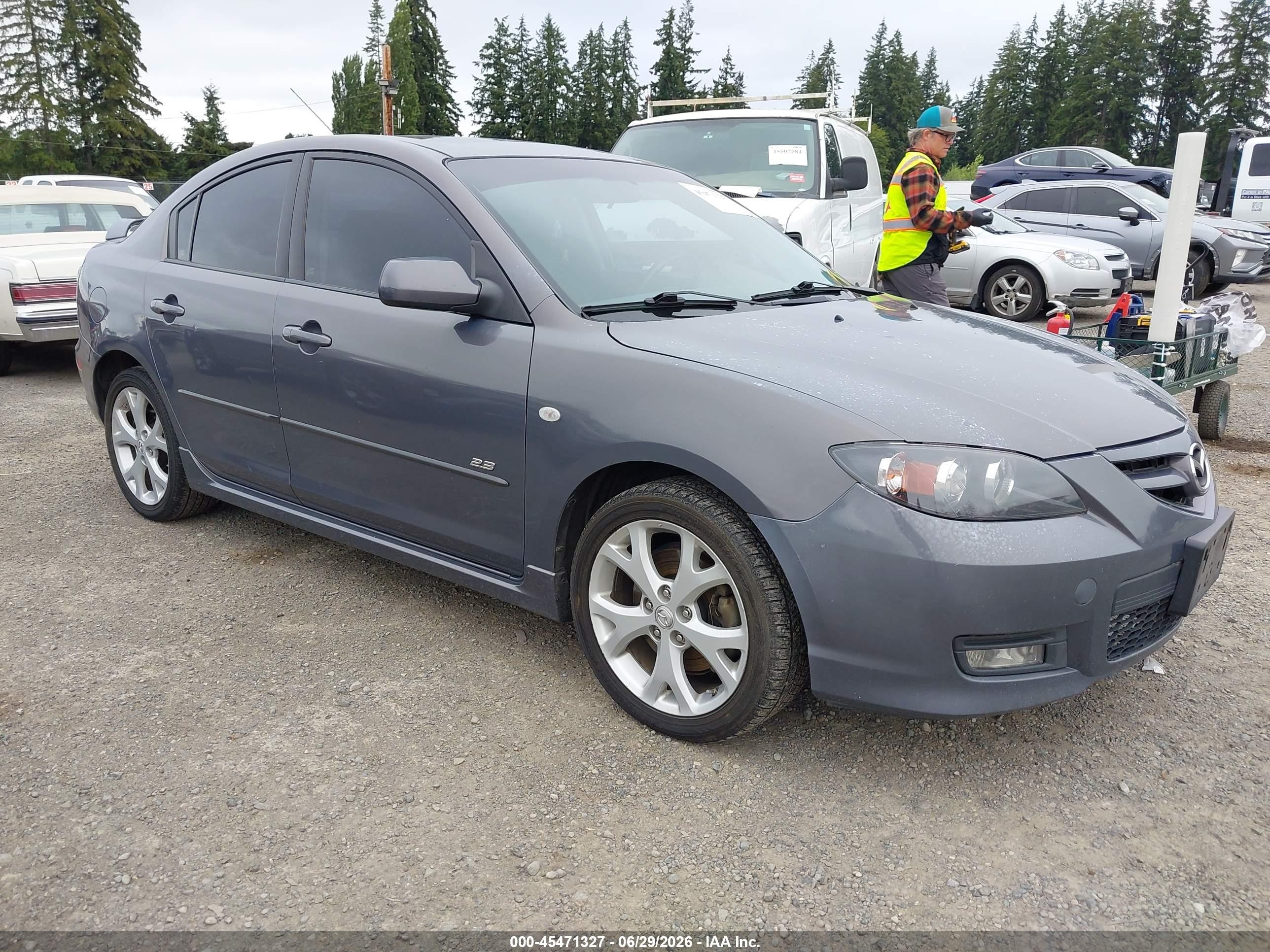 2007 Mazda 3 S Grand Touring, VIN JM1BK323471684759 — Normal wear