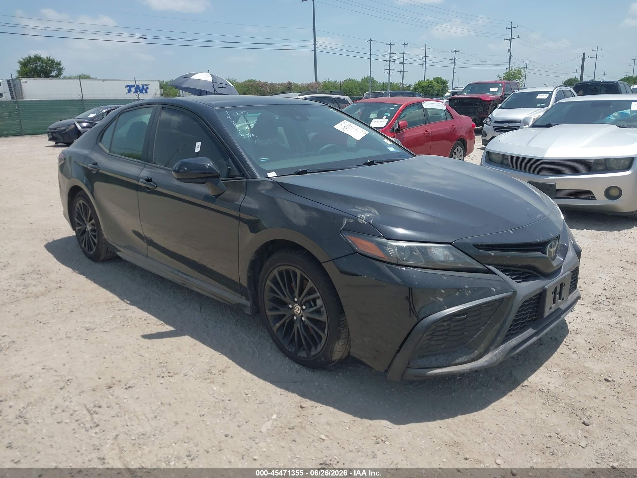 2021 Toyota Camry SE Nightshade, VIN 4T1G11AK3MU427118 — Water / flood