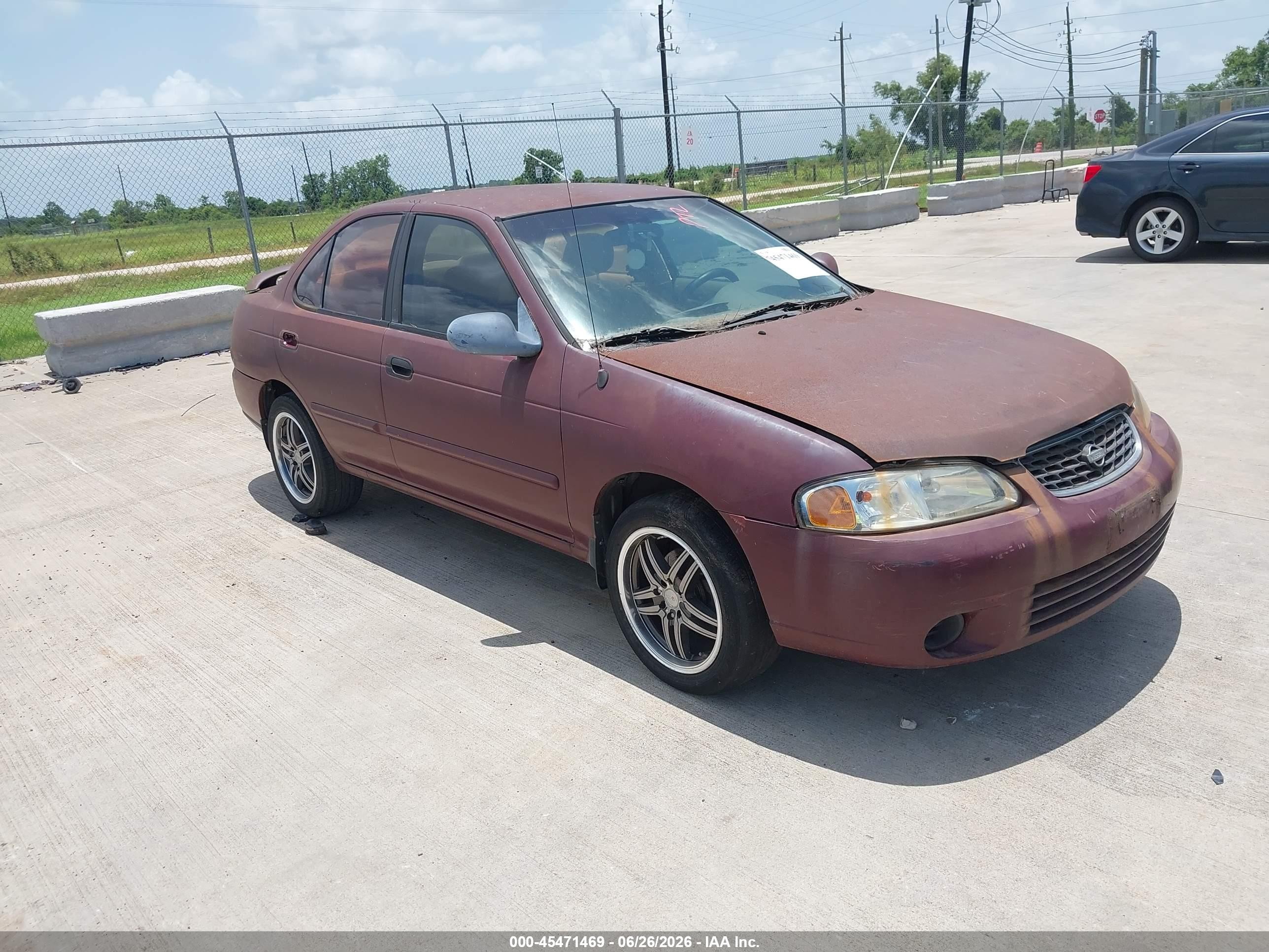 2002 Nissan Sentra GXE, VIN 3N1CB51D32L667224 — Normal wear