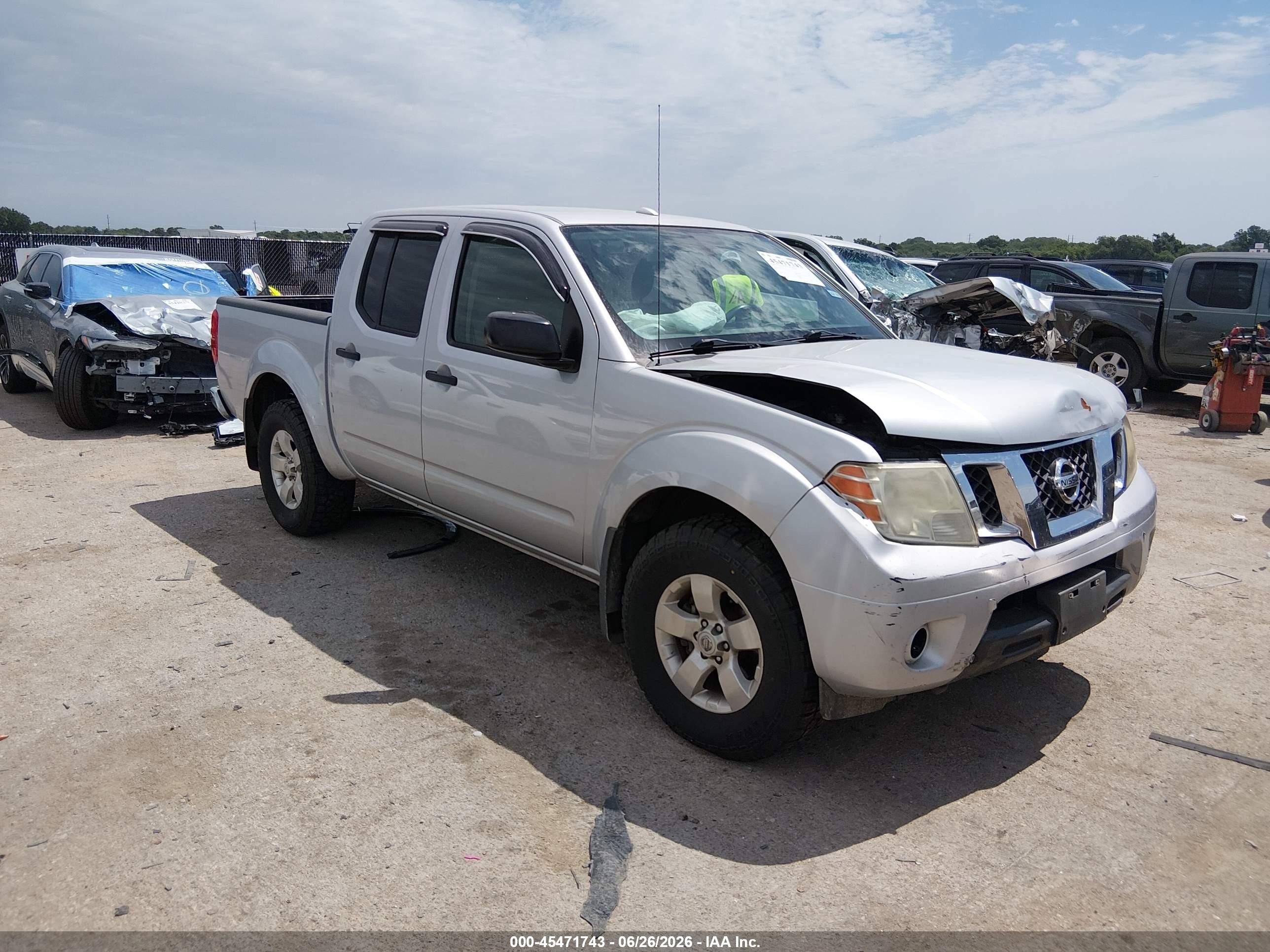 2012 Nissan Frontier SV, VIN 1N6AD0EV9CC448959 — Front end