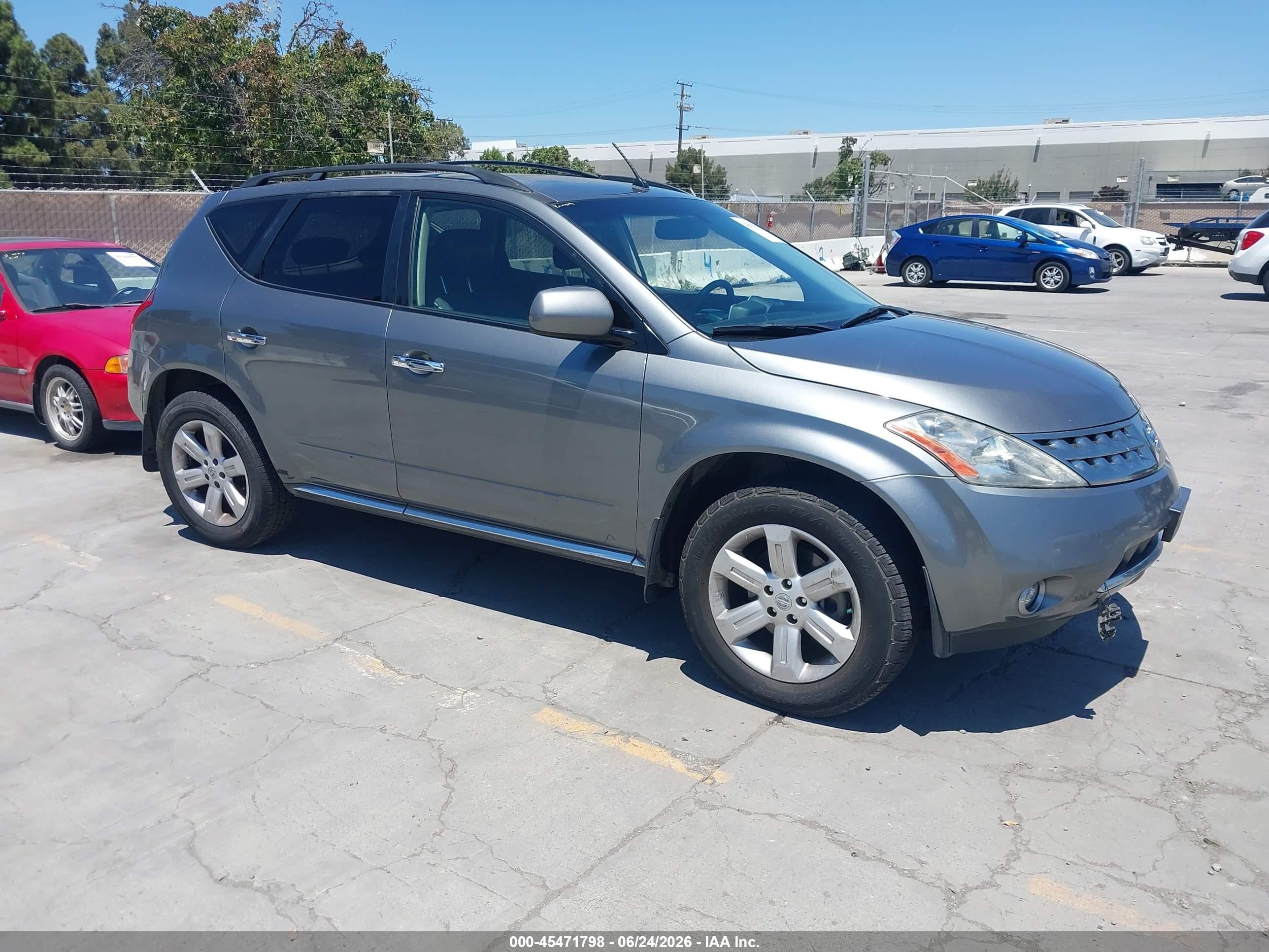 2007 Nissan Murano S, VIN JN8AZ08W77W624697 — Rear end