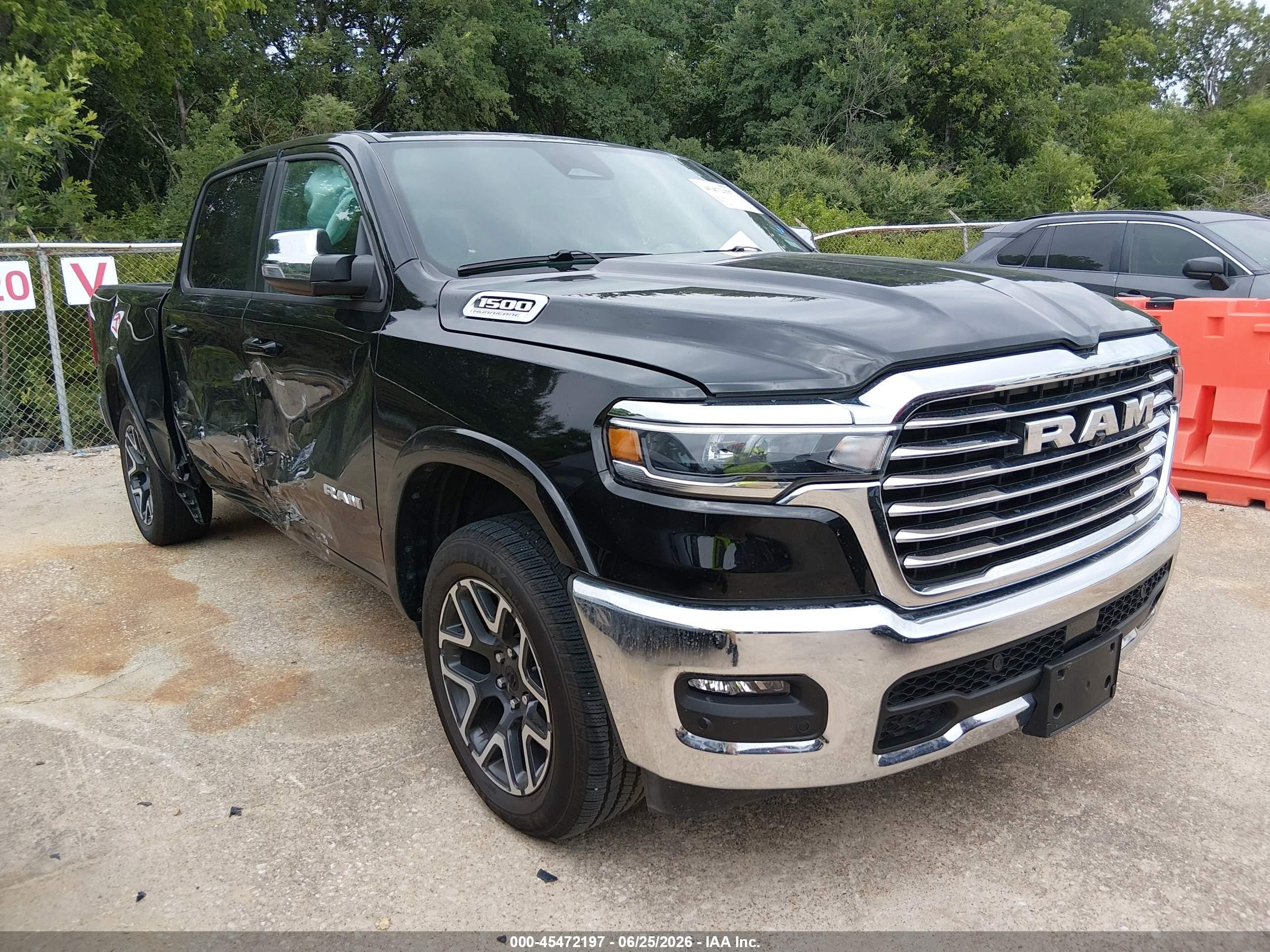 2026 Ram 1500 Laramie, VIN 3C6SRFJPXT4175054 — Roof
