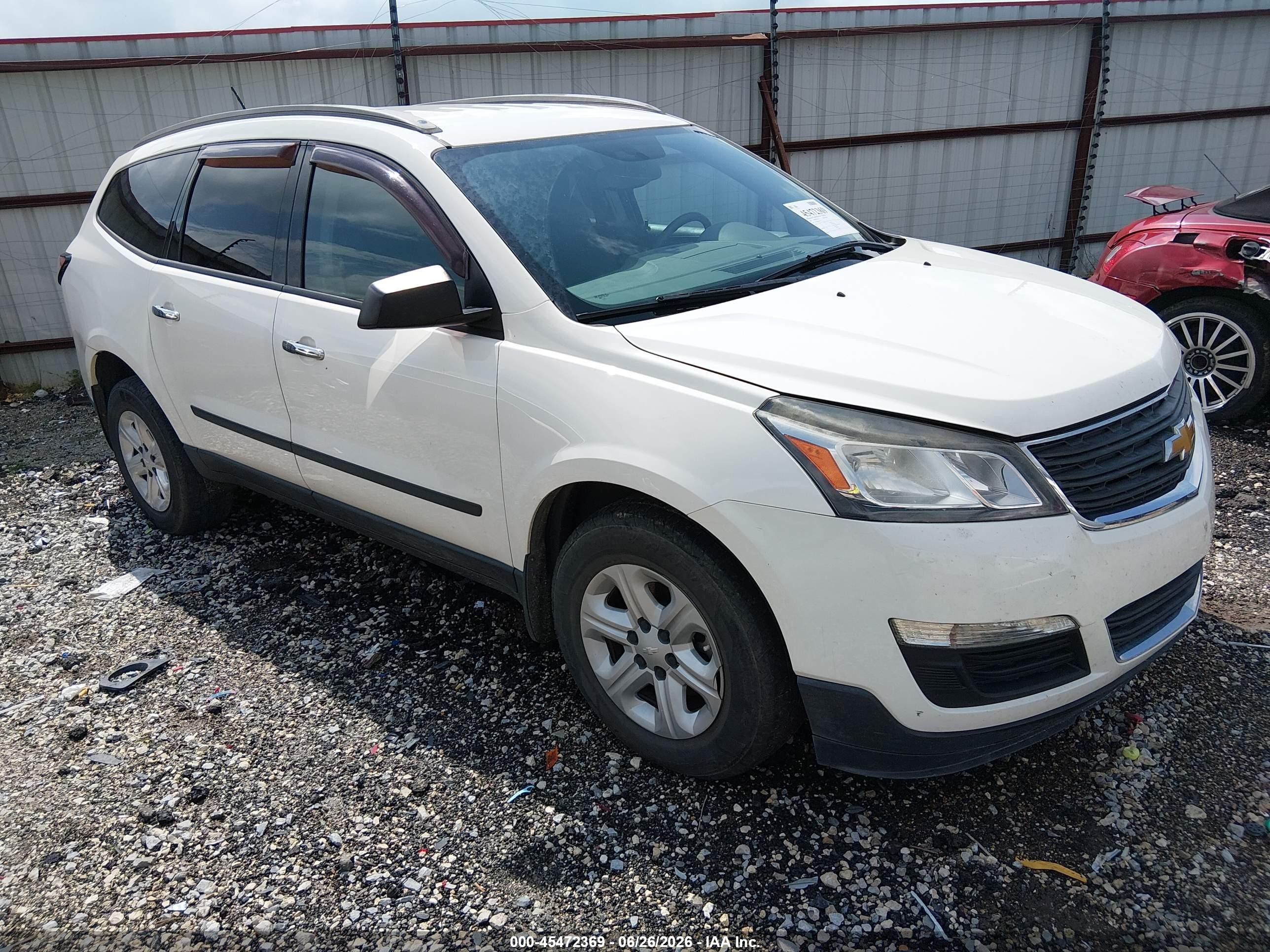 2013 Chevrolet Traverse LS, VIN 1GNKVFED6DJ257177 — Стихия