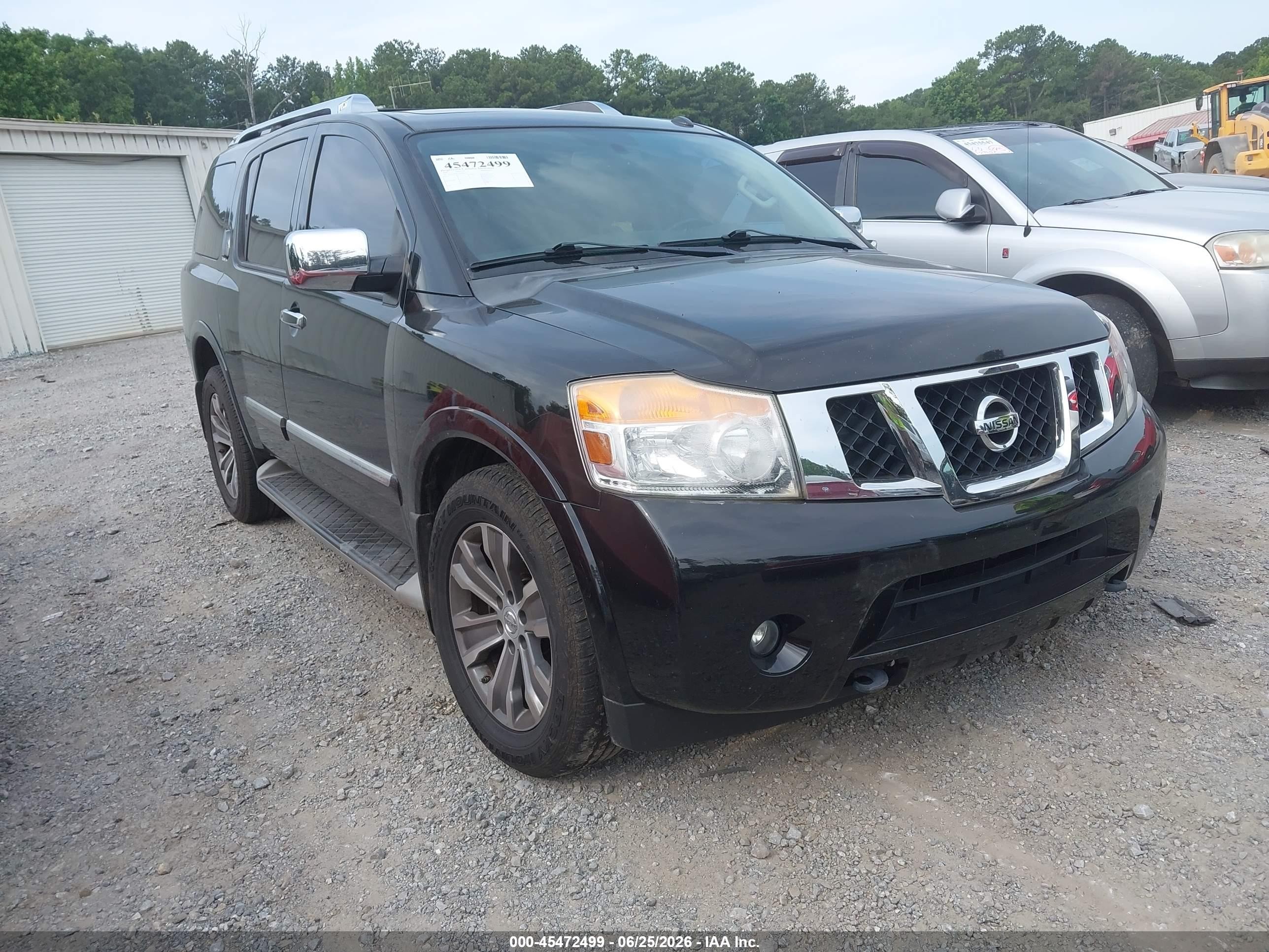 2015 Nissan Armada Platinum, VIN 5N1AA0NC3FN606212 — Front end