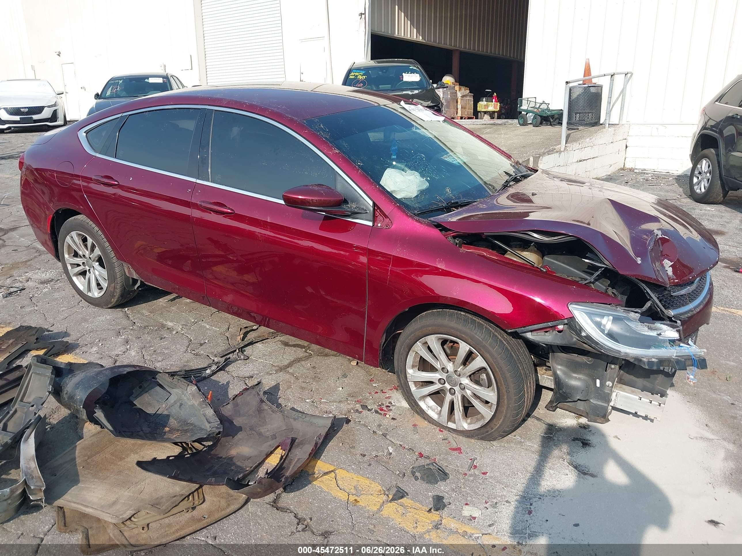 2016 Chrysler 200 Limited, VIN 1C3CCCAB2GN125489 — Front end
