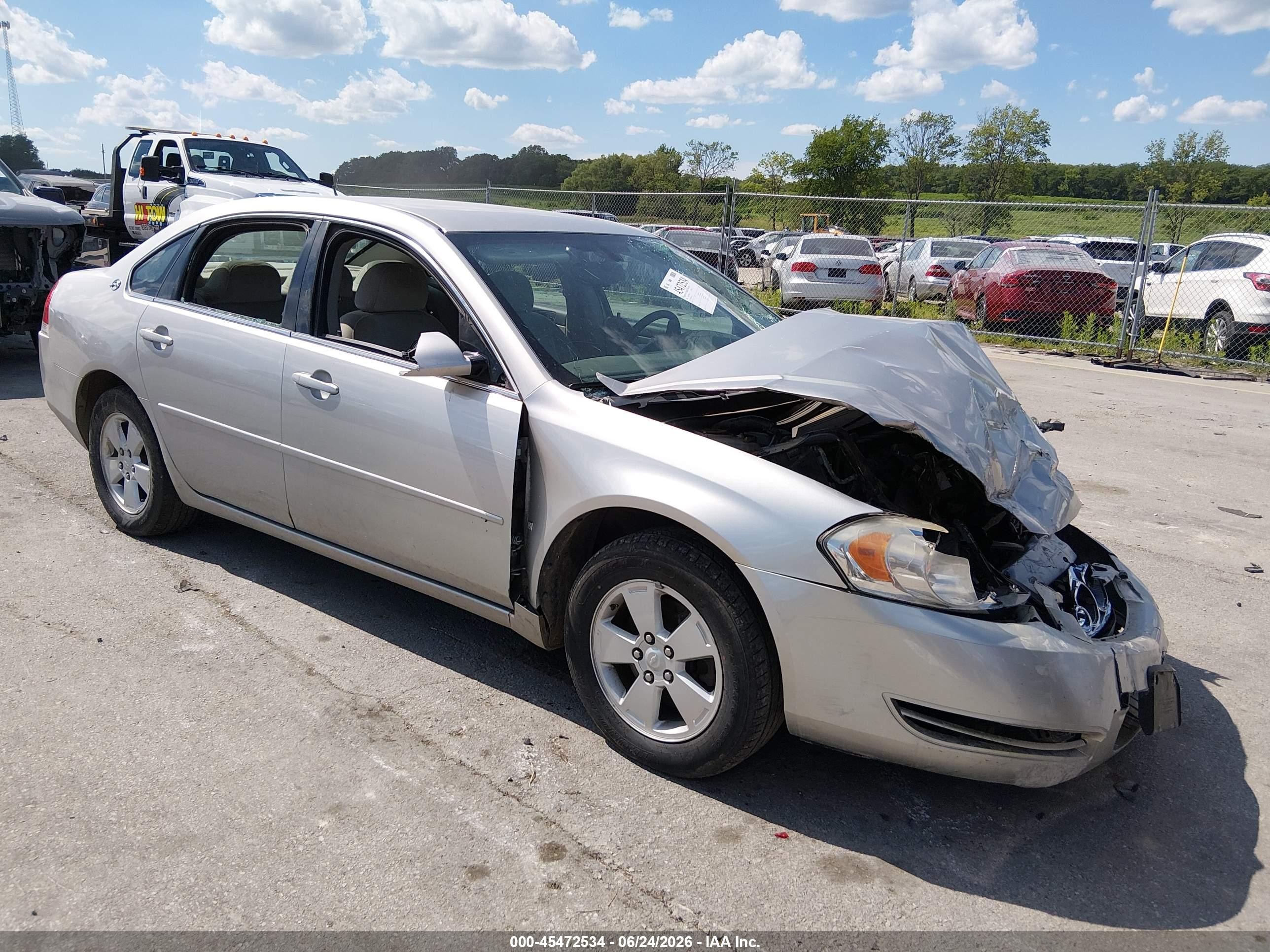 2006 Chevrolet Impala LT 3.5L, VIN 2G1WT58K869113674 — Front end