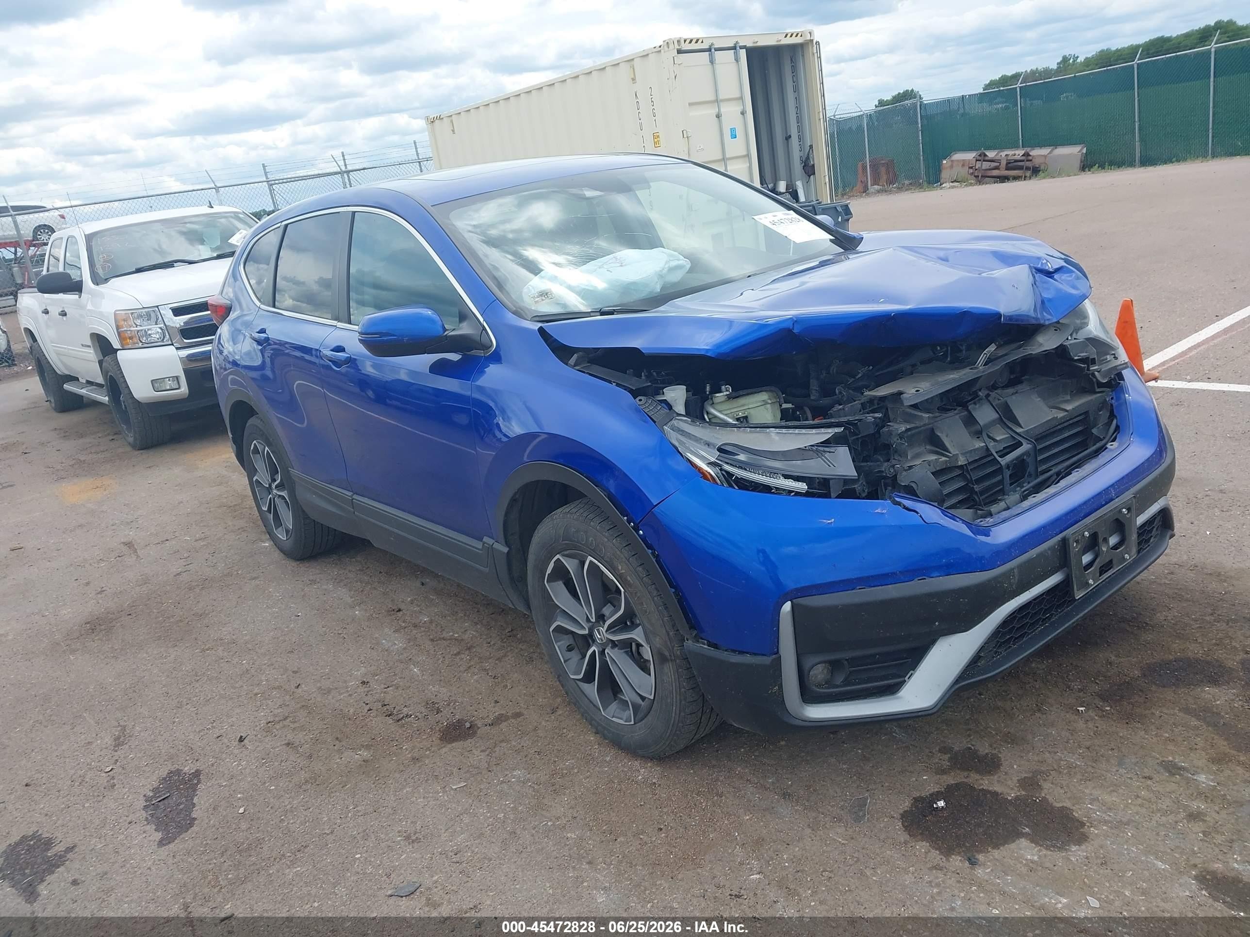 2022 Honda CR-V EX, VIN 7FARW2H56NE018145 — Front end
