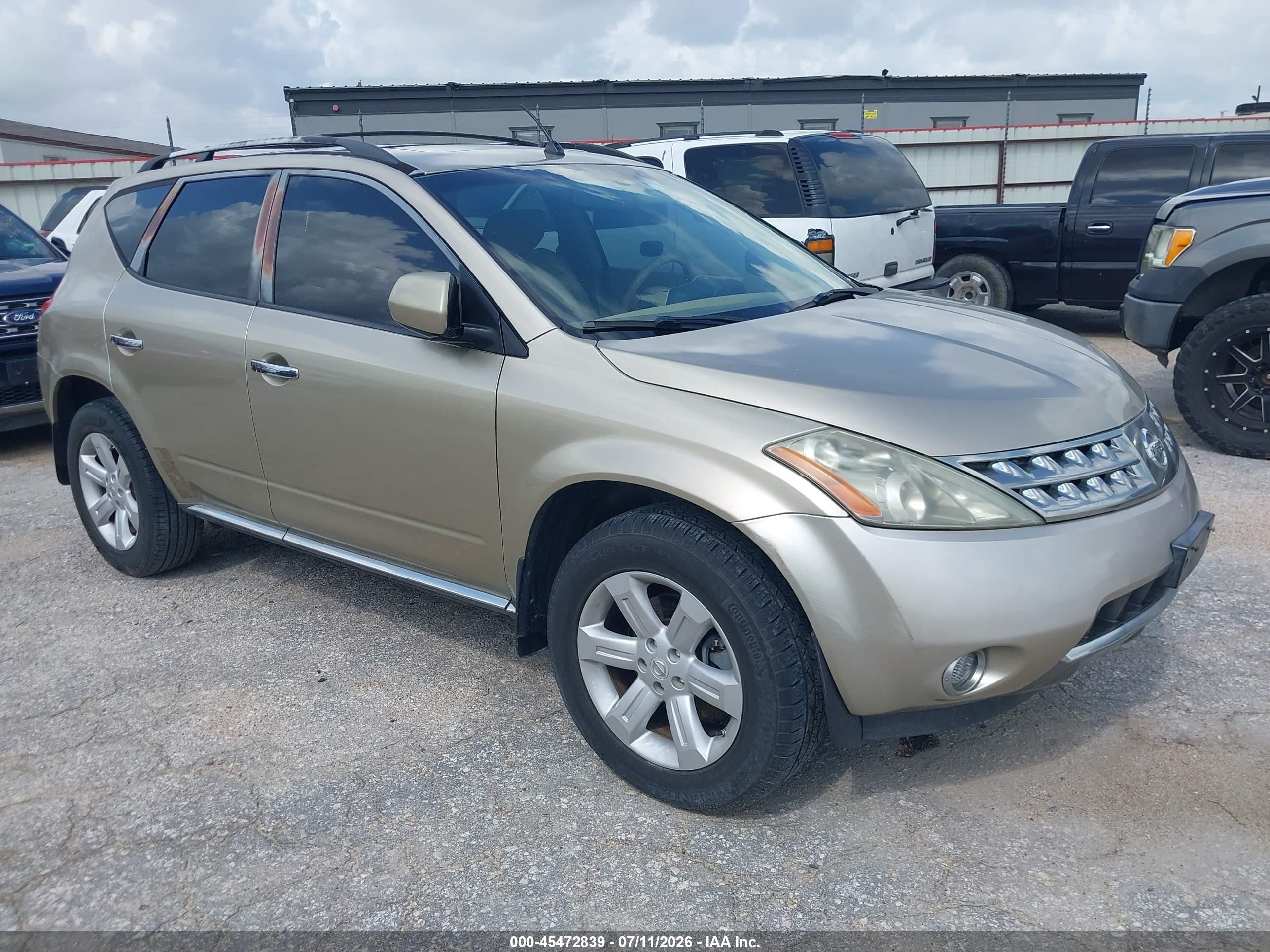 2007 Nissan Murano S, VIN JN8AZ08T37W504188 — Normal wear