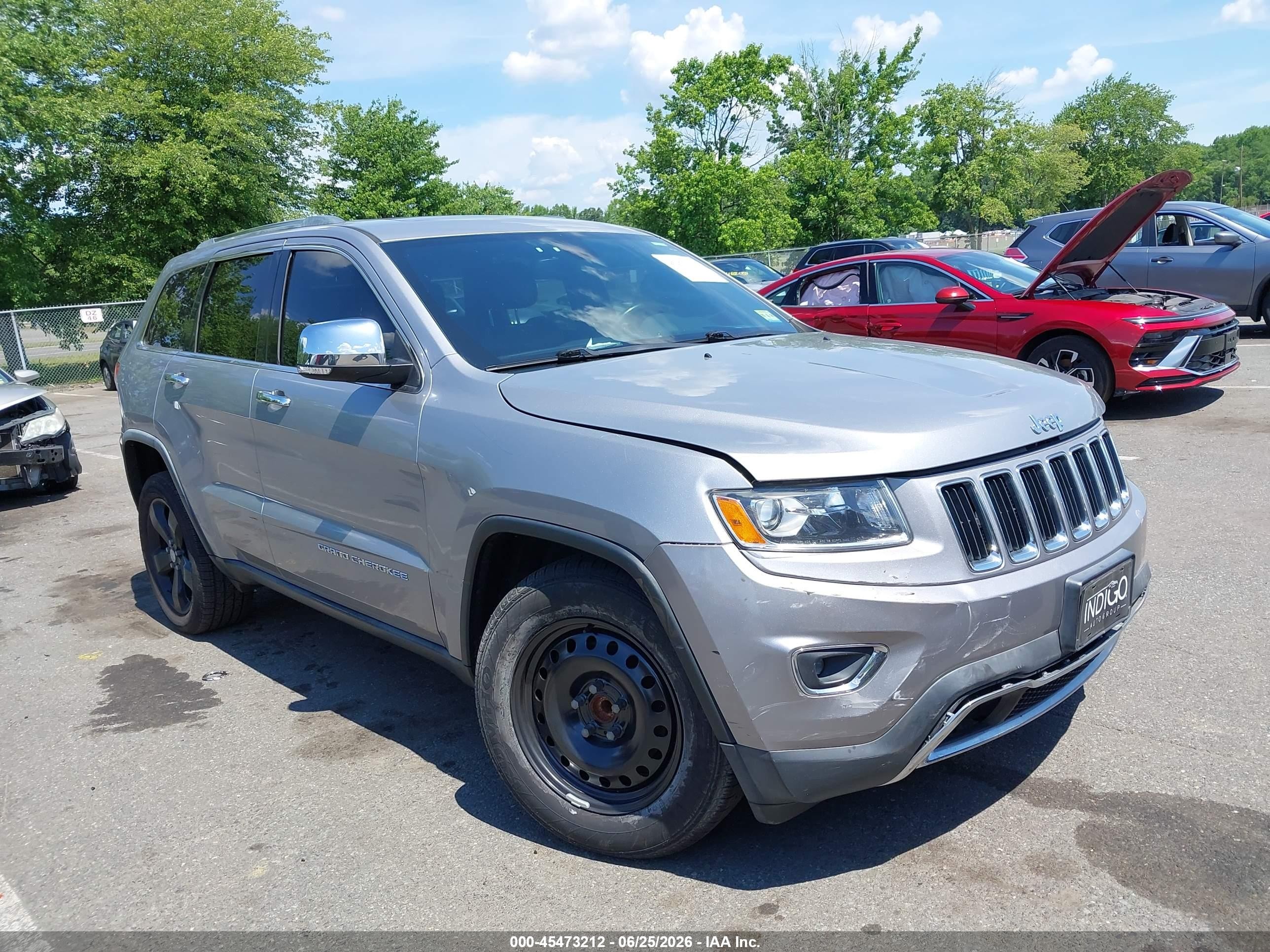 2015 Jeep Grand Cherokee Limited, VIN 1C4RJEBG1FC808554 — Перед