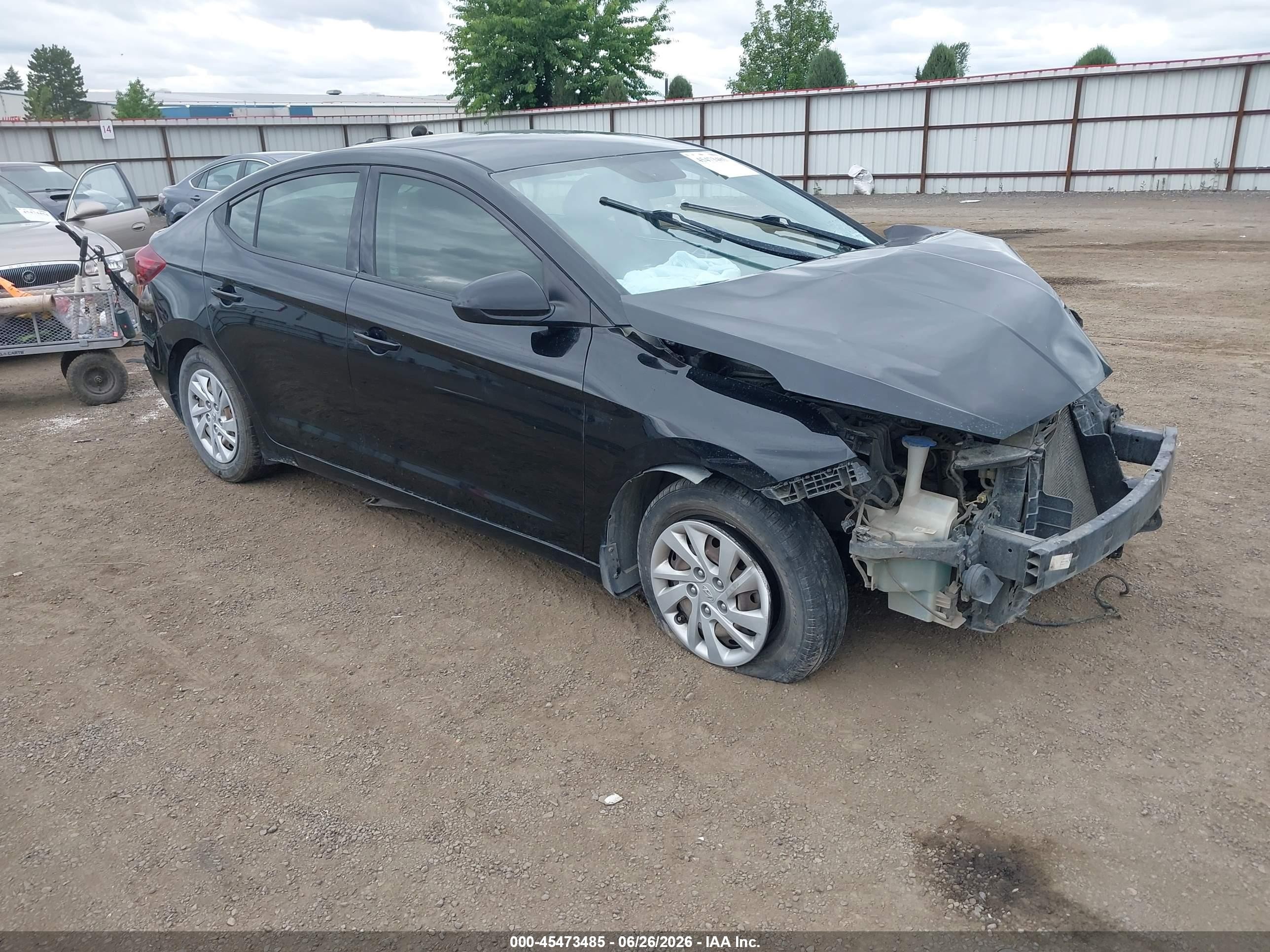 2019 Hyundai Elantra SE, VIN 5NPD74LF7KH489930 — Front end
