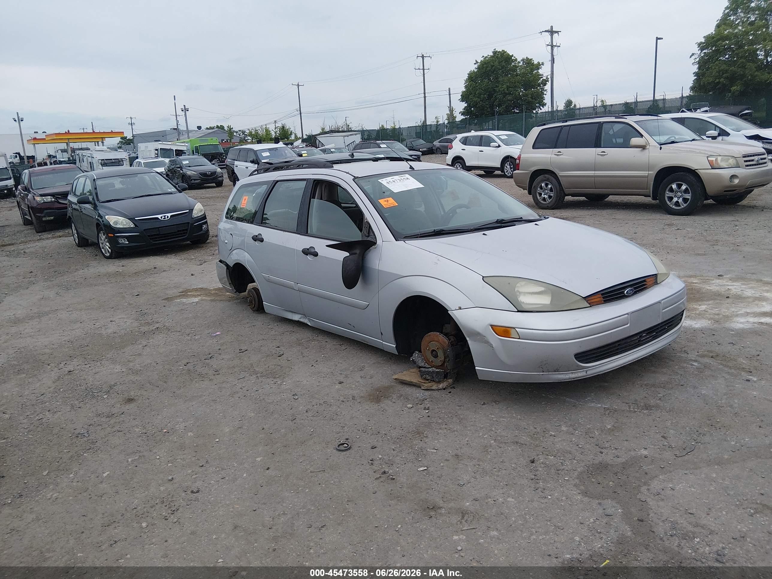2003 Ford Focus SE Fleet, VIN 1FAHP36303W178175 — Biohazard / chemical