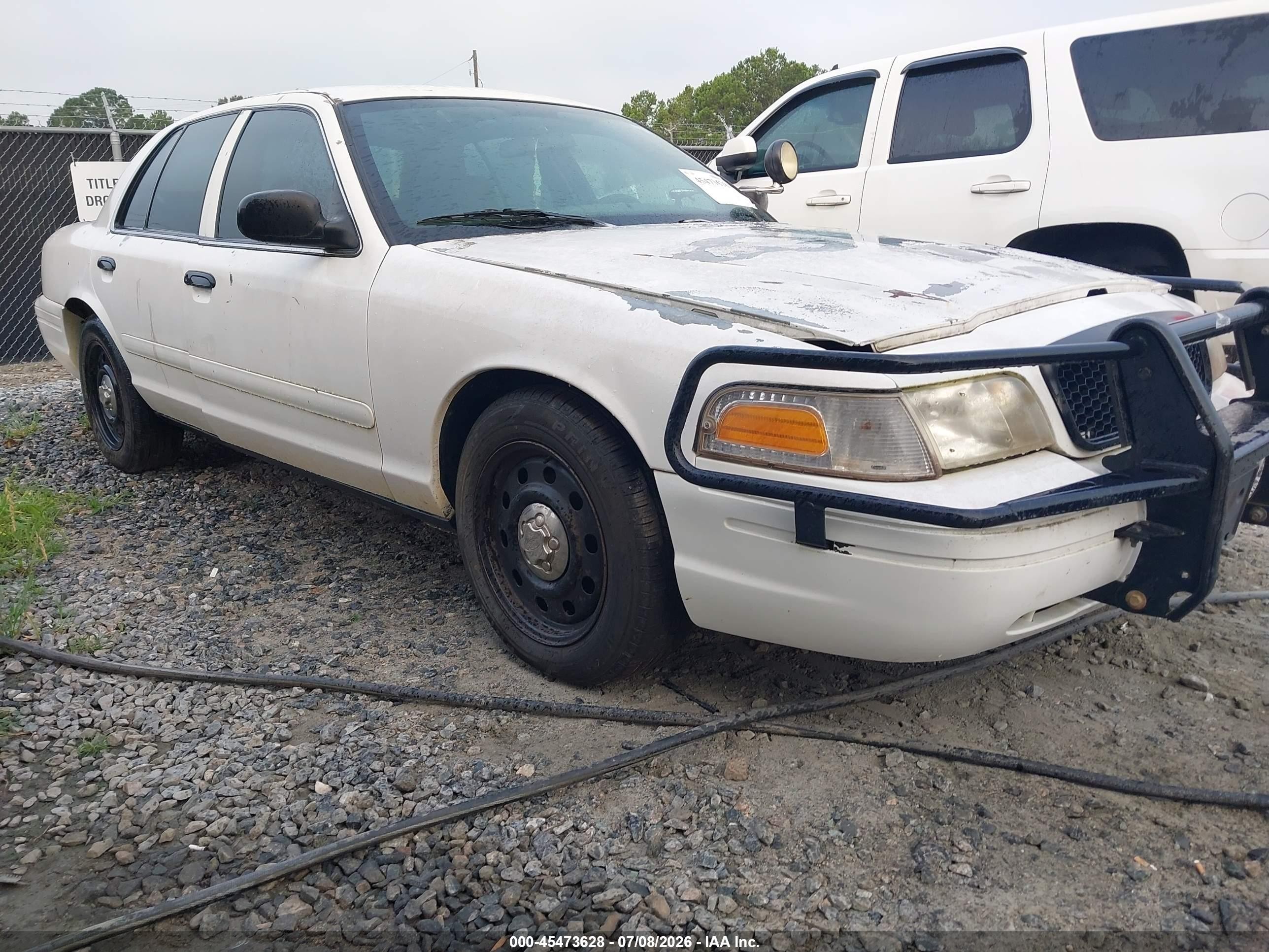 2008 Ford Police Interceptor, VIN 2FAFP71V28X128493 — Normal wear
