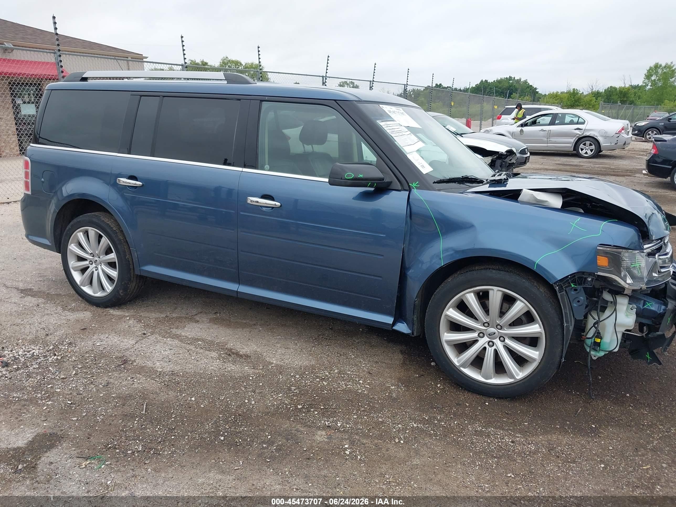 2018 Ford Flex SEL, VIN 2FMHK6C85JBA21987 — Front end