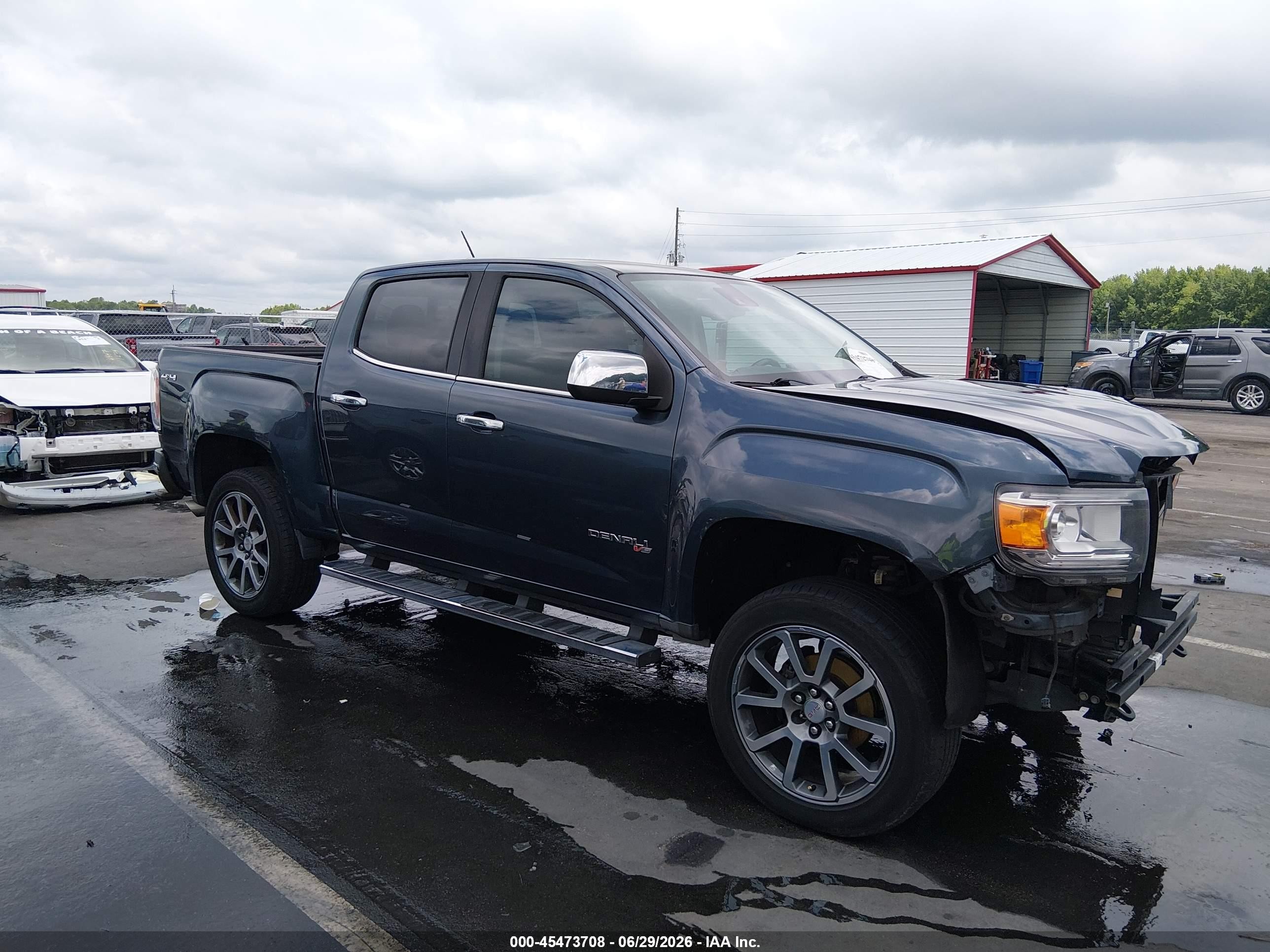 2019 GMC Canyon 4WD Denali, VIN 1GTG6EEN4K1139009 — Front end