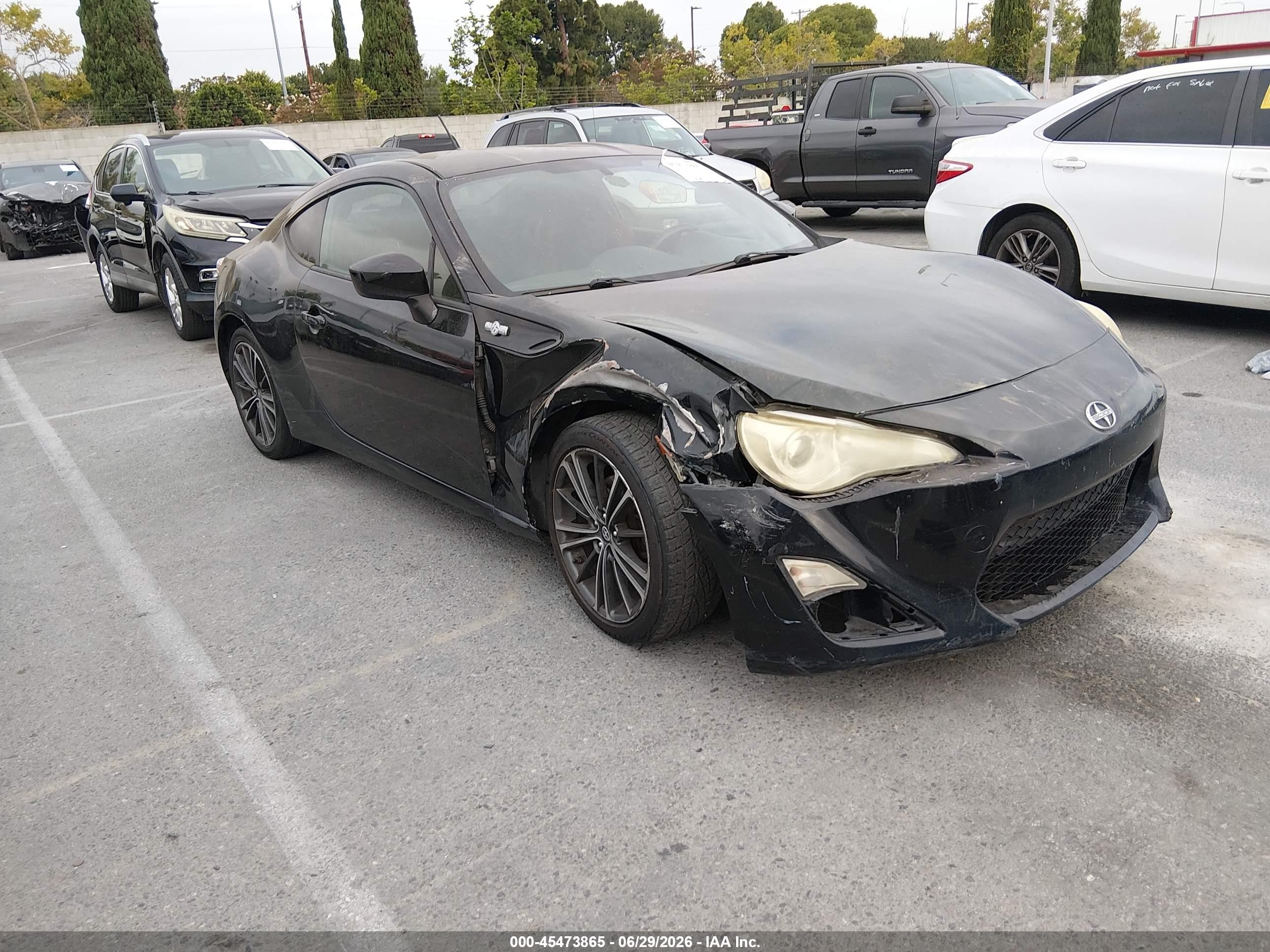 2014 Scion FR-S, VIN JF1ZNAA15E9704595 — Front end