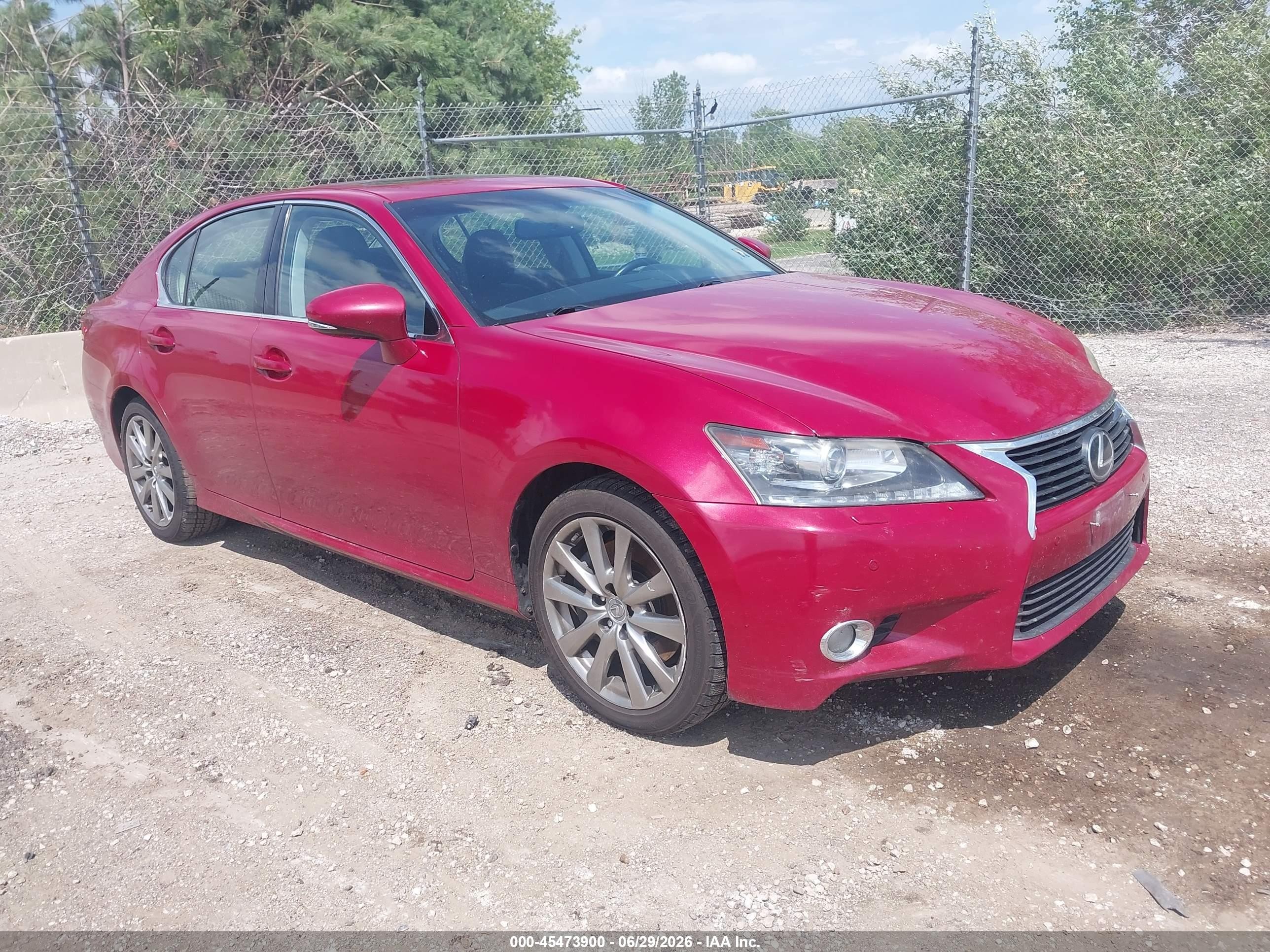 2013 Lexus GS 350, VIN JTHCE1BL0D5006139 — Обычный износ