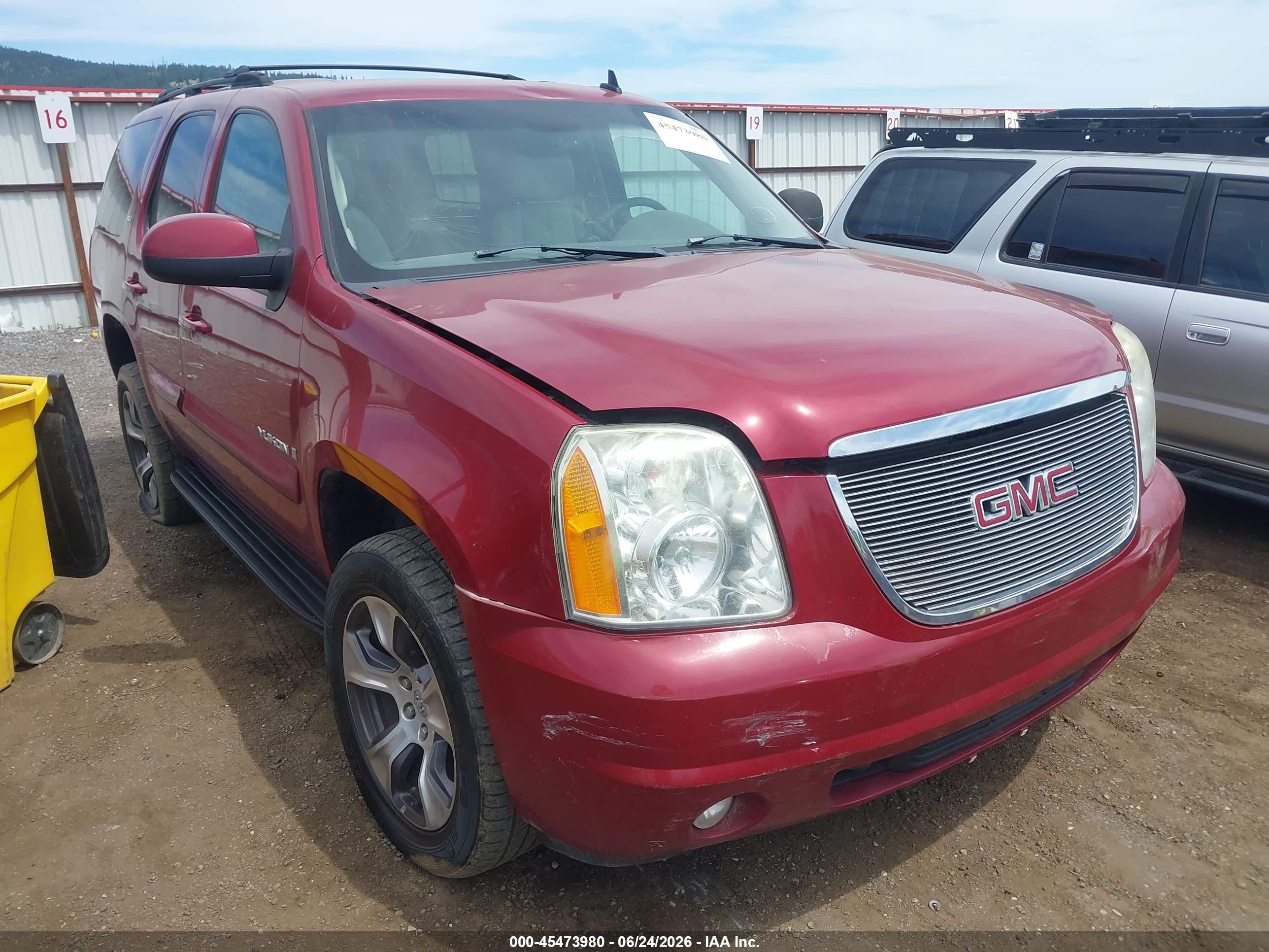 2007 GMC Yukon SLT, VIN 1GKFK13087R221216 — All over