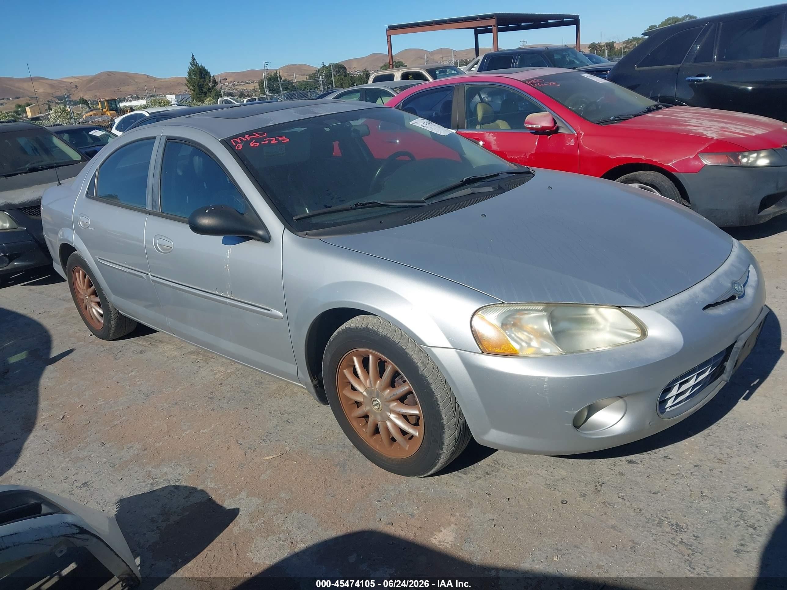 2002 Chrysler Sebring Touring, VIN 1C3AL56R72N188525 — Обычный износ