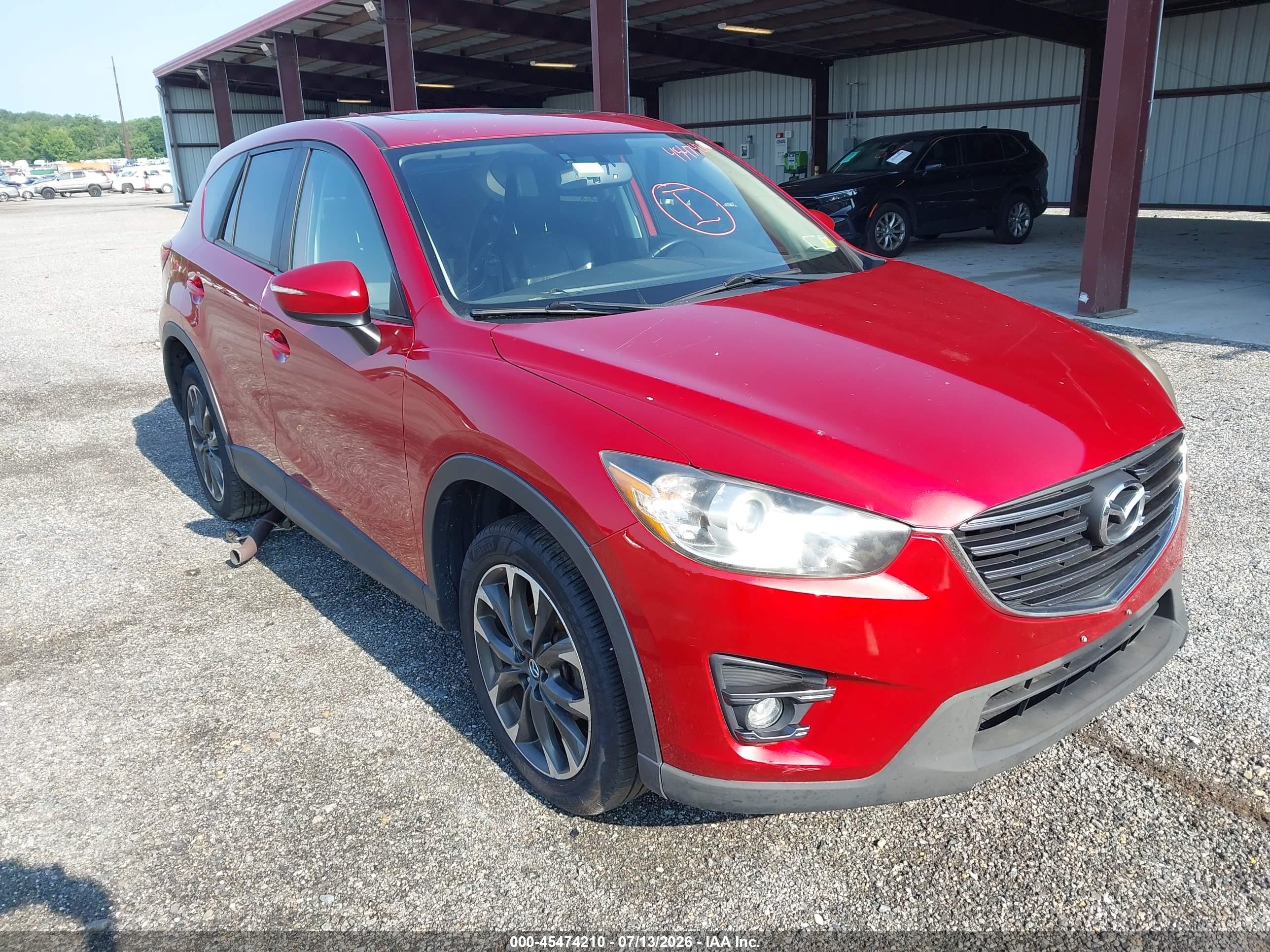 2016 Mazda CX-5 Grand Touring, VIN JM3KE4DYXG0648271 — Rear end