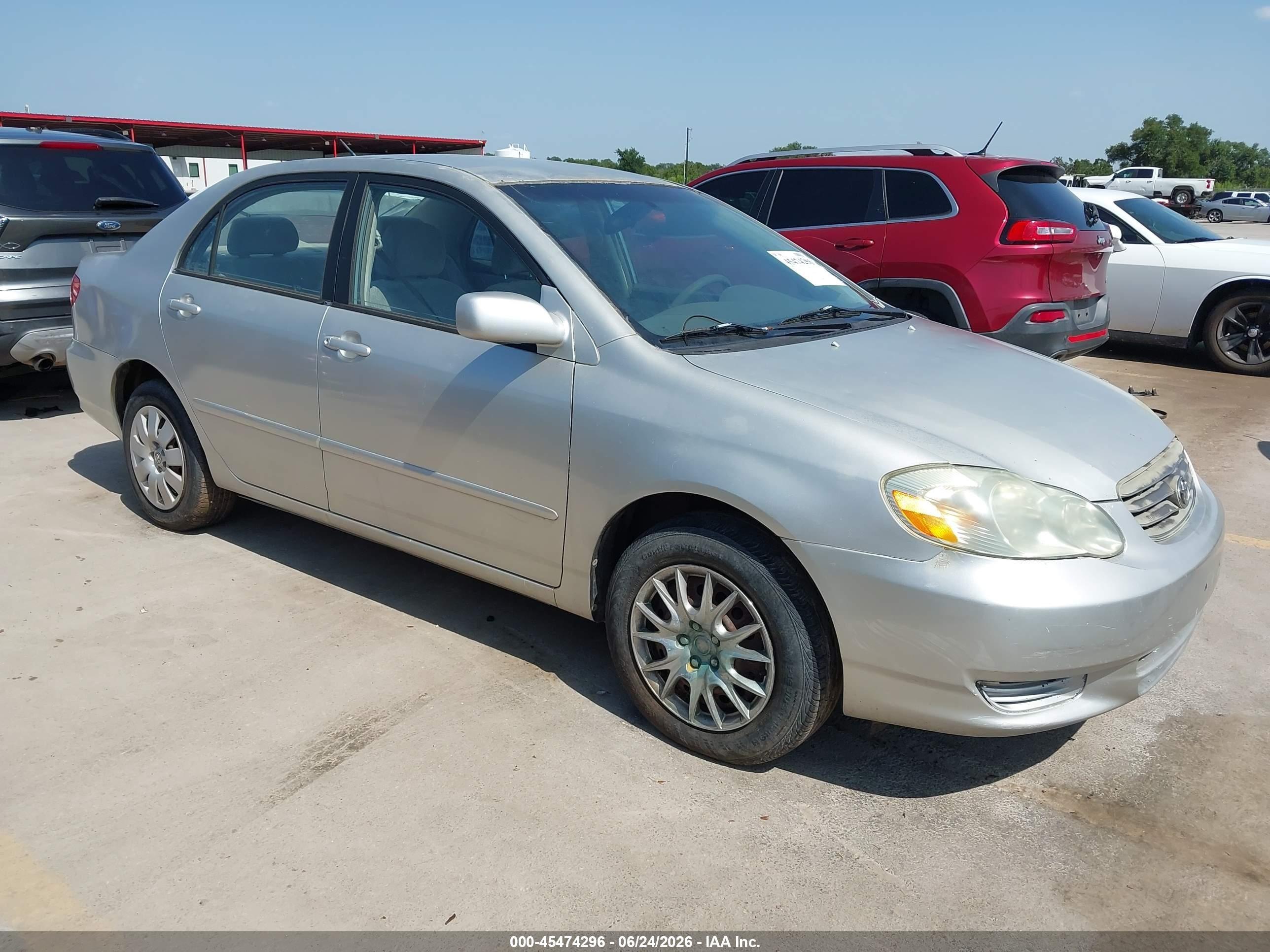 2003 Toyota Corolla LE, VIN 1NXBR32E63Z020710 — Normal wear