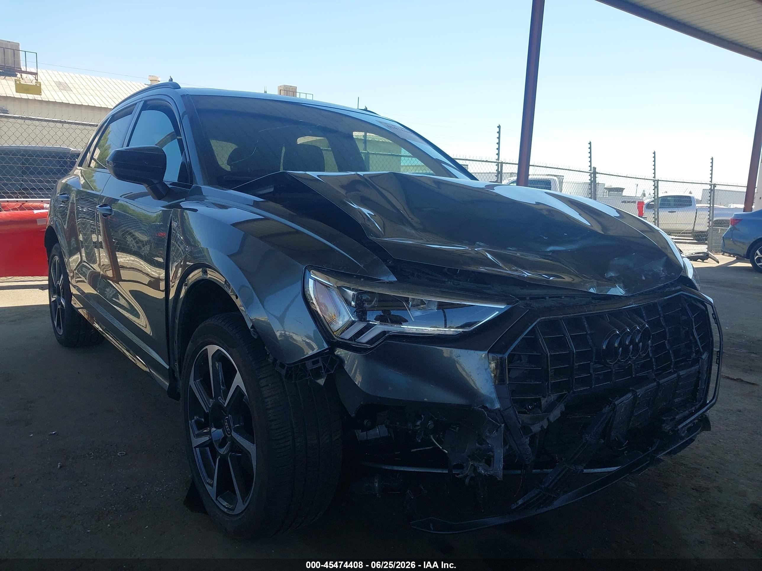 2025 Audi Q3 S line Premium Plus, VIN WA1EECF37S1103238 — Front end