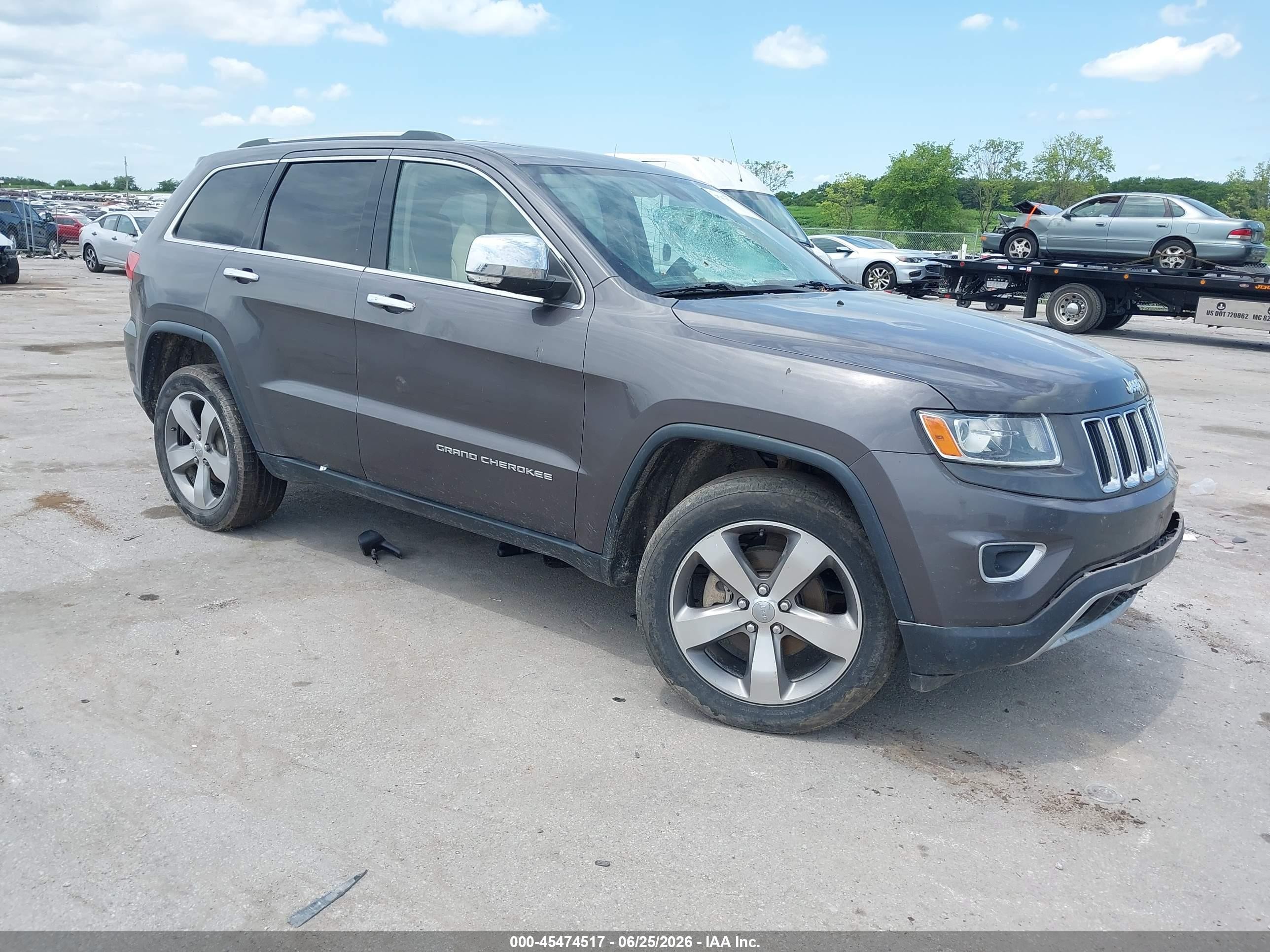 2014 Jeep Grand Cherokee Limited, VIN 1C4RJFBG1EC205902 — Hail