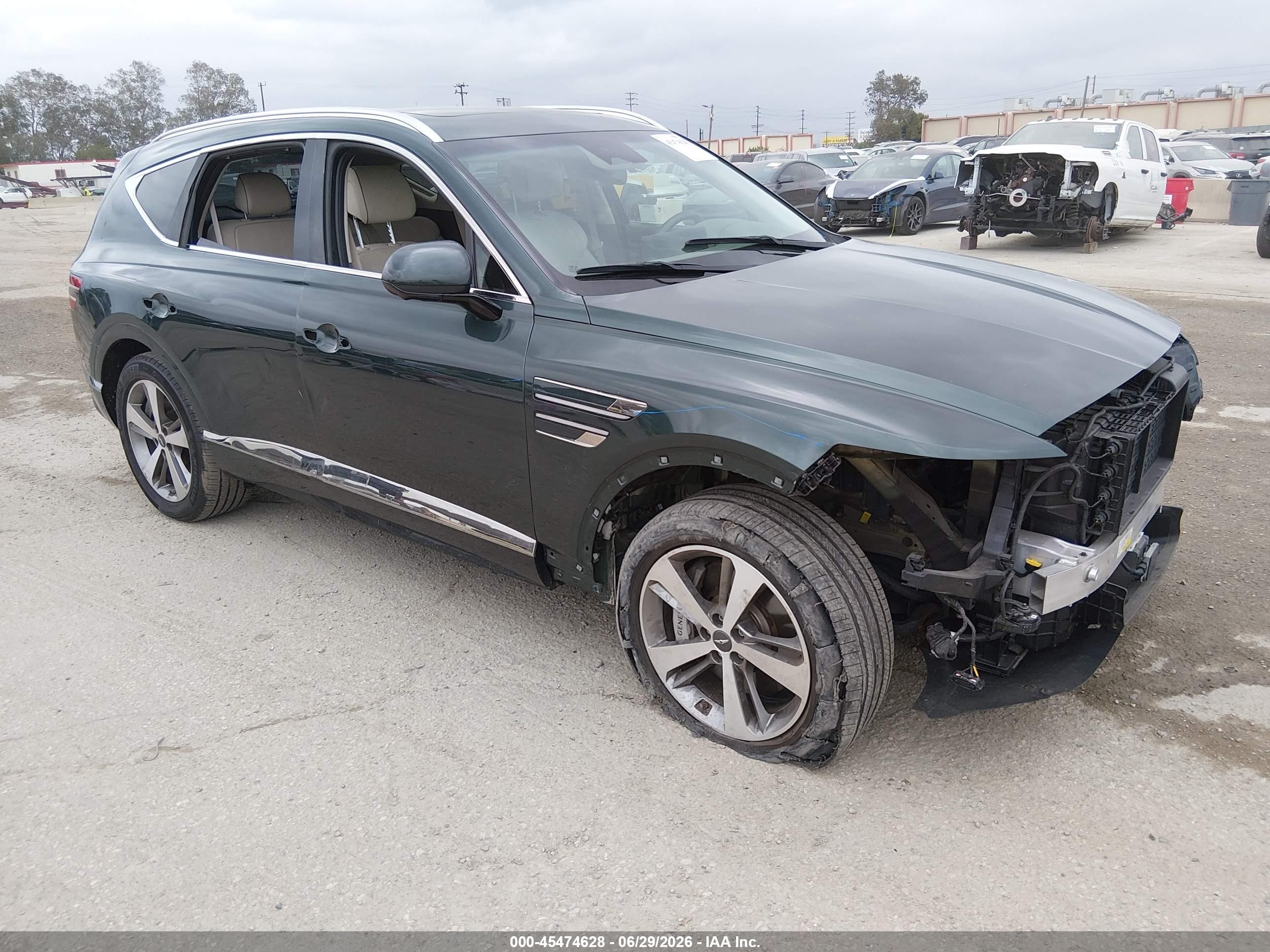 2023 Genesis GV80, VIN KMUHBDSB5PU129354 — Front end