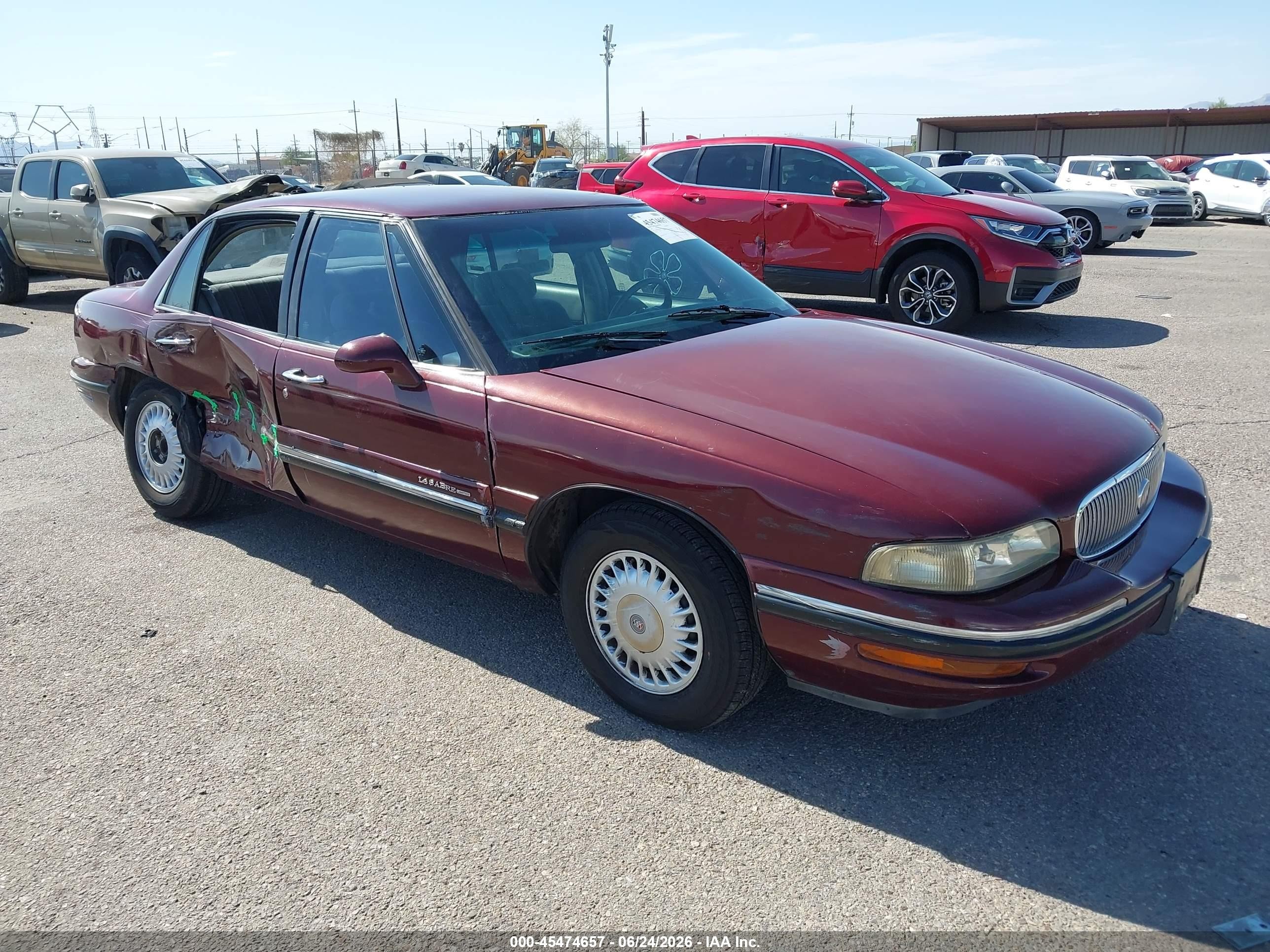 1997 Buick LeSabre Custom, VIN 1G4HP52K8VH482974 — Rear end