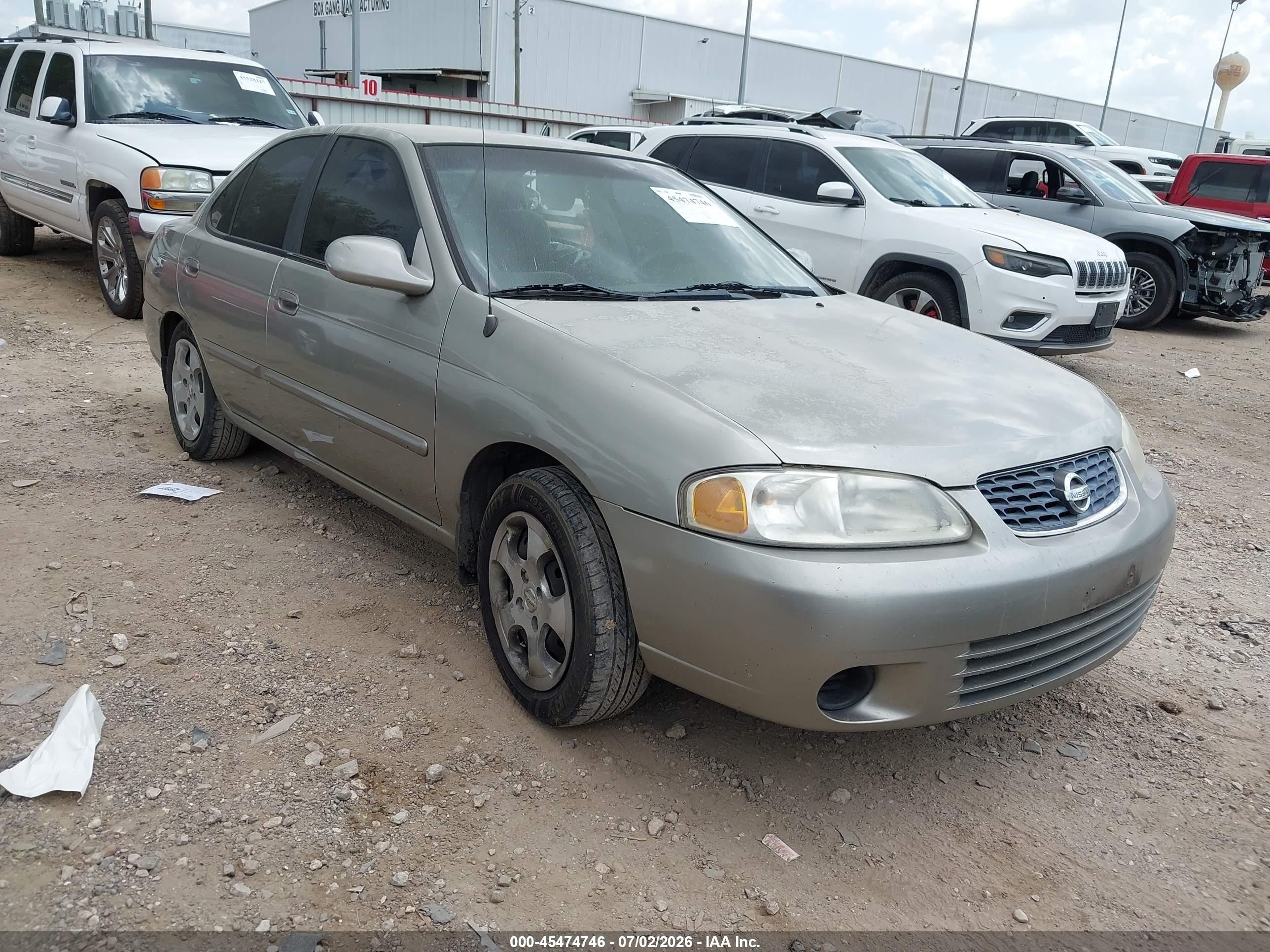 2003 Nissan Sentra XE, VIN 3N1CB51D63L777976 — Side