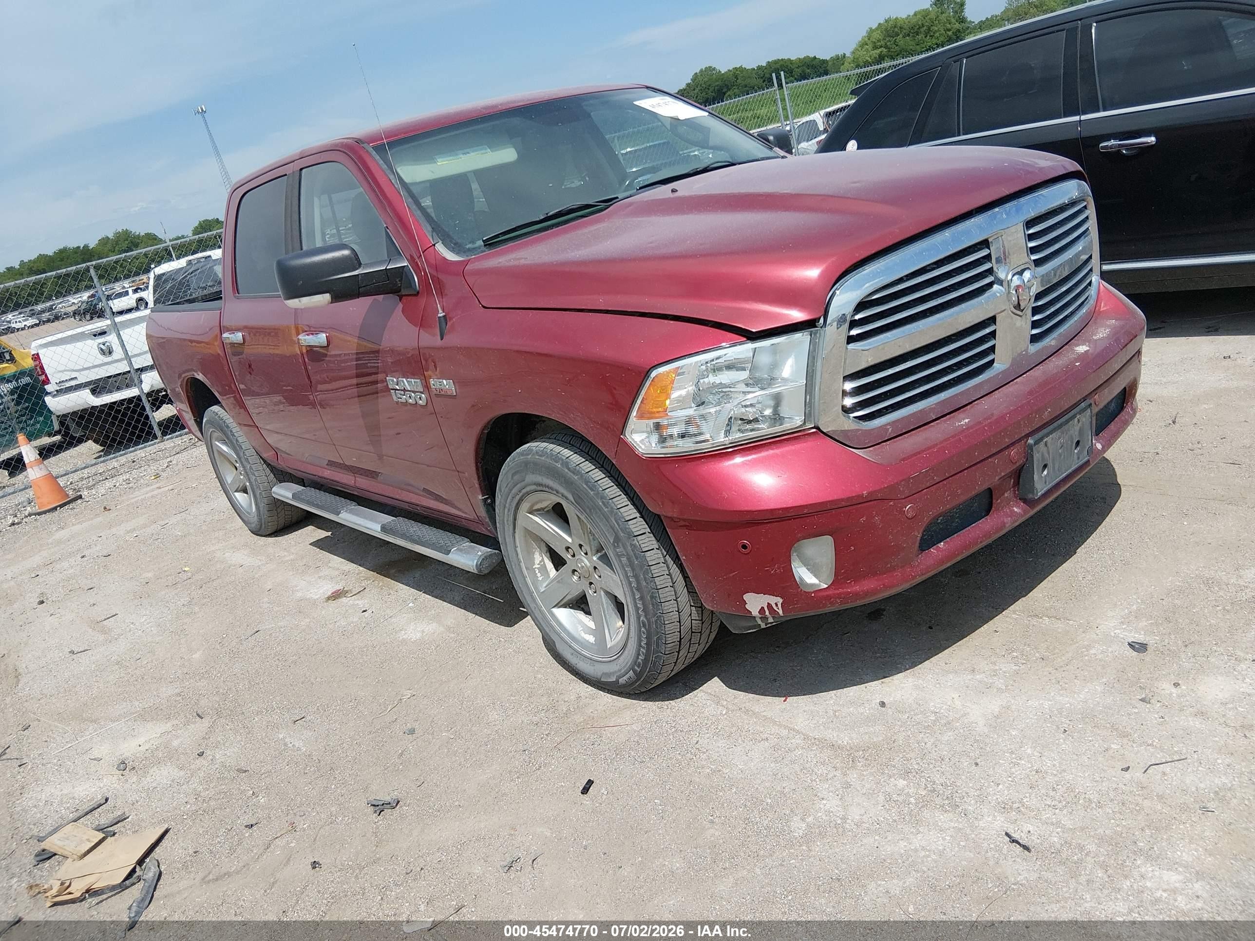 2014 Ram 1500 Big Horn, VIN 1C6RR7LT0ES431016 — Град