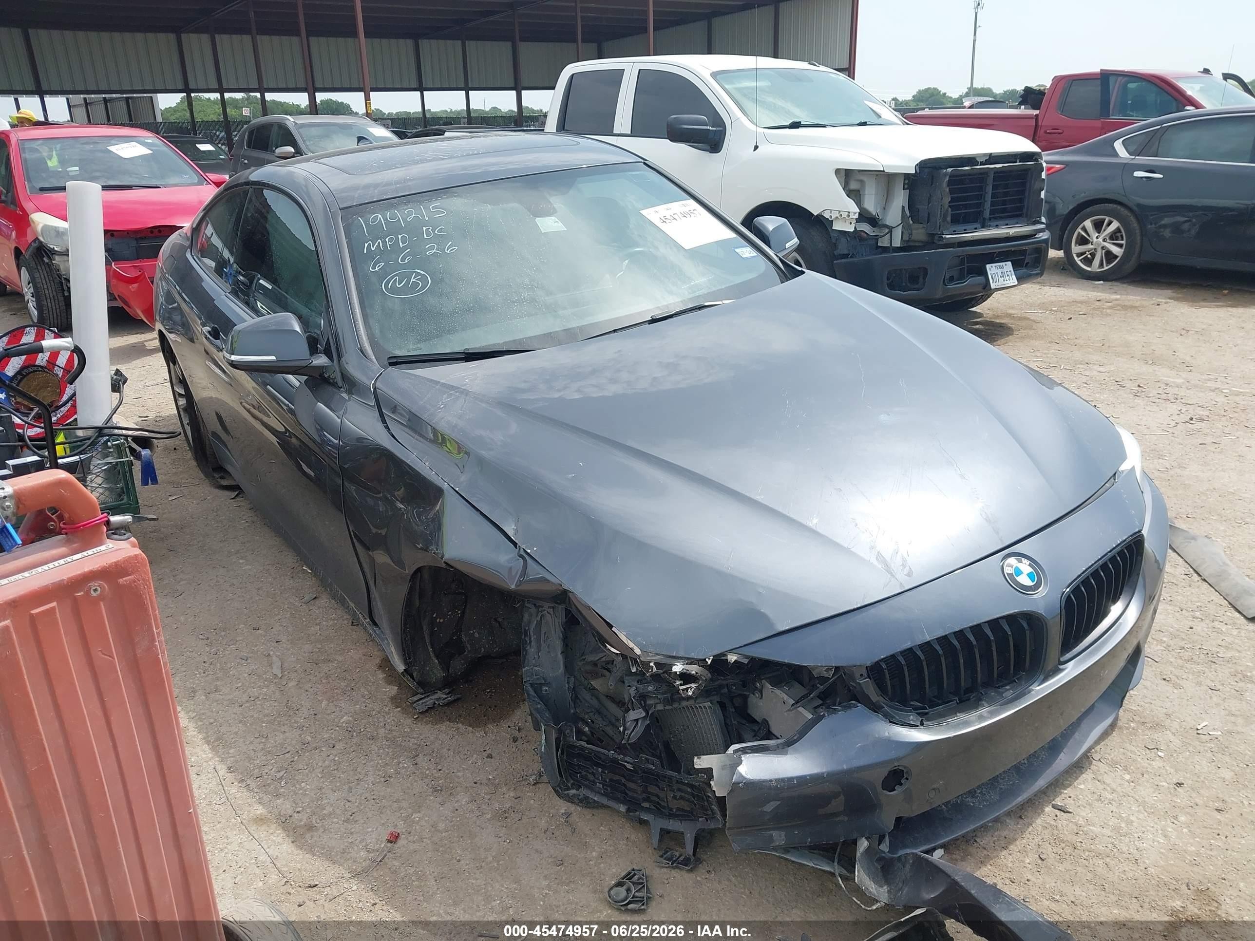 2015 BMW 4 Series 435i, VIN WBA3R1C51FK195472 — Front end