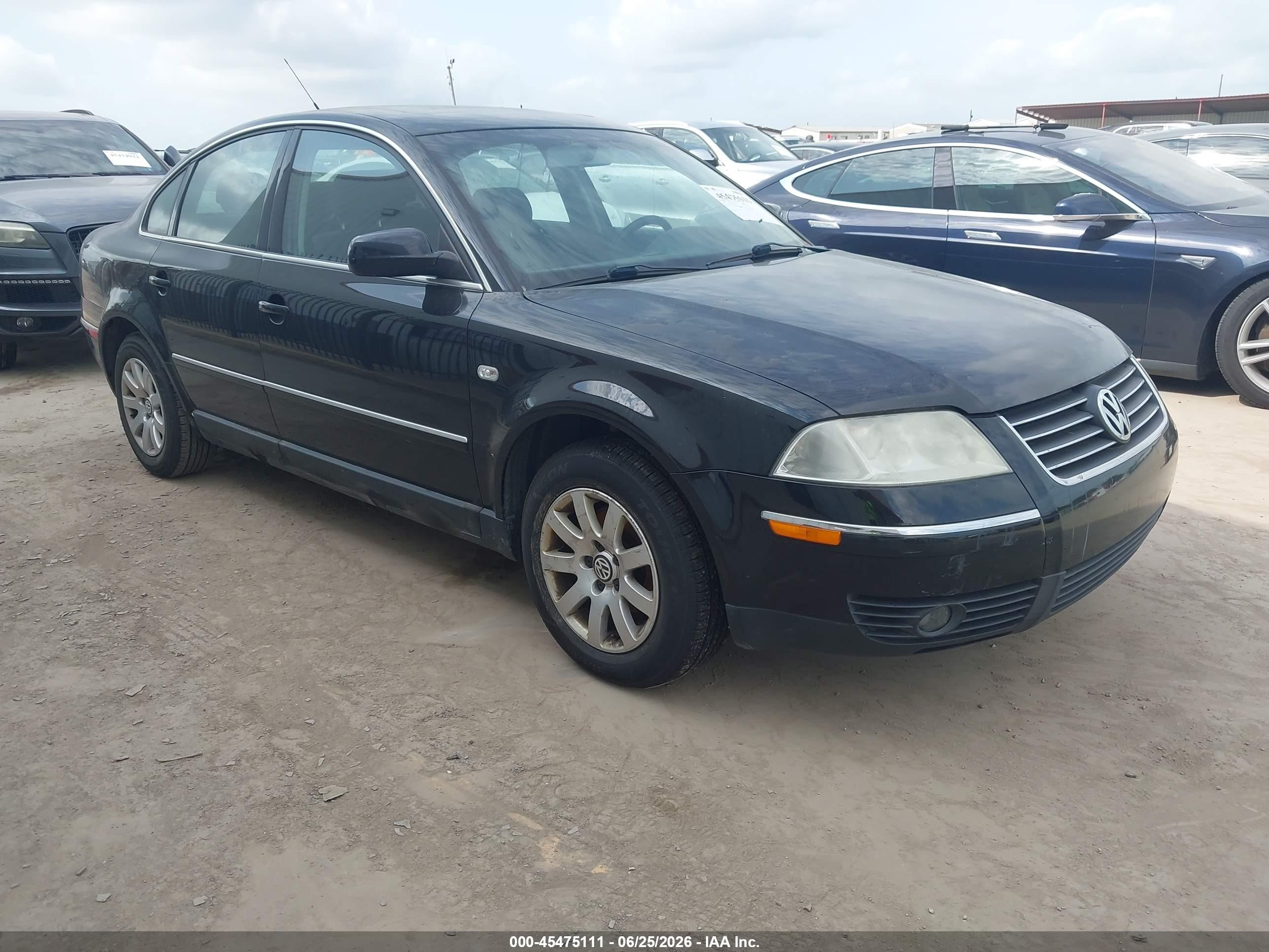 2001 Volkswagen Passat GLS, VIN WVWPD63B21P273646 — Normal wear