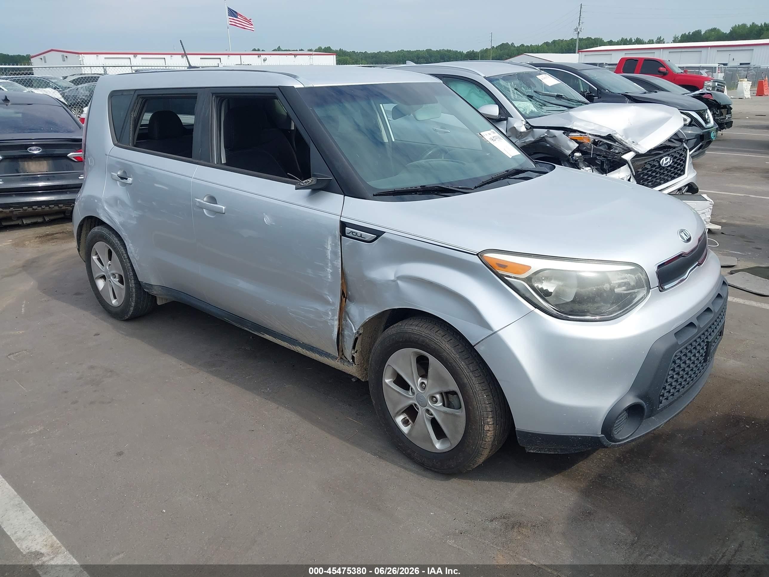 2016 Kia Soul, VIN KNDJN2A23G7841880 — Theft recovery