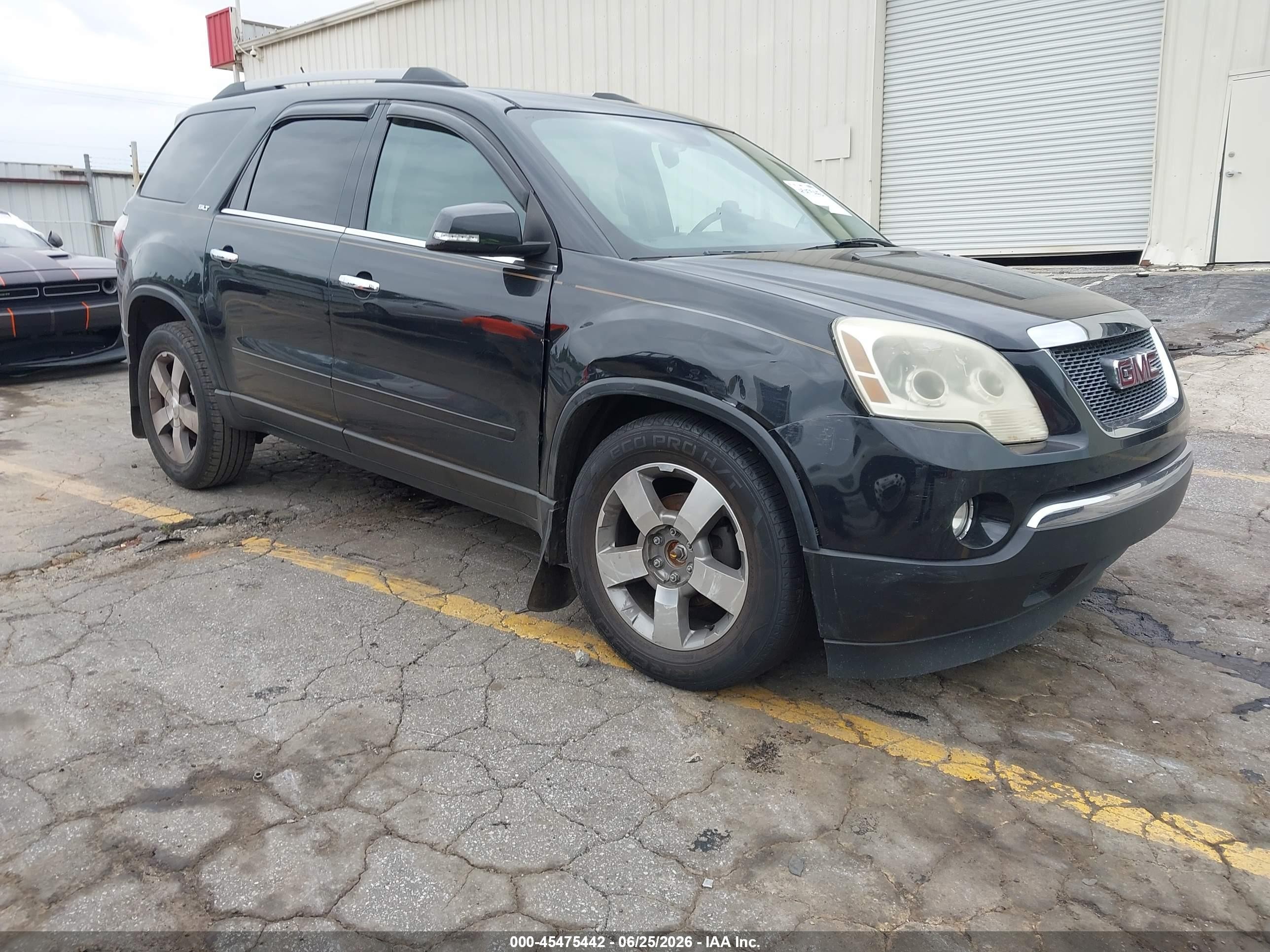 2012 GMC Acadia SLT1, VIN 1GKKRRED0CJ391846 — Front end