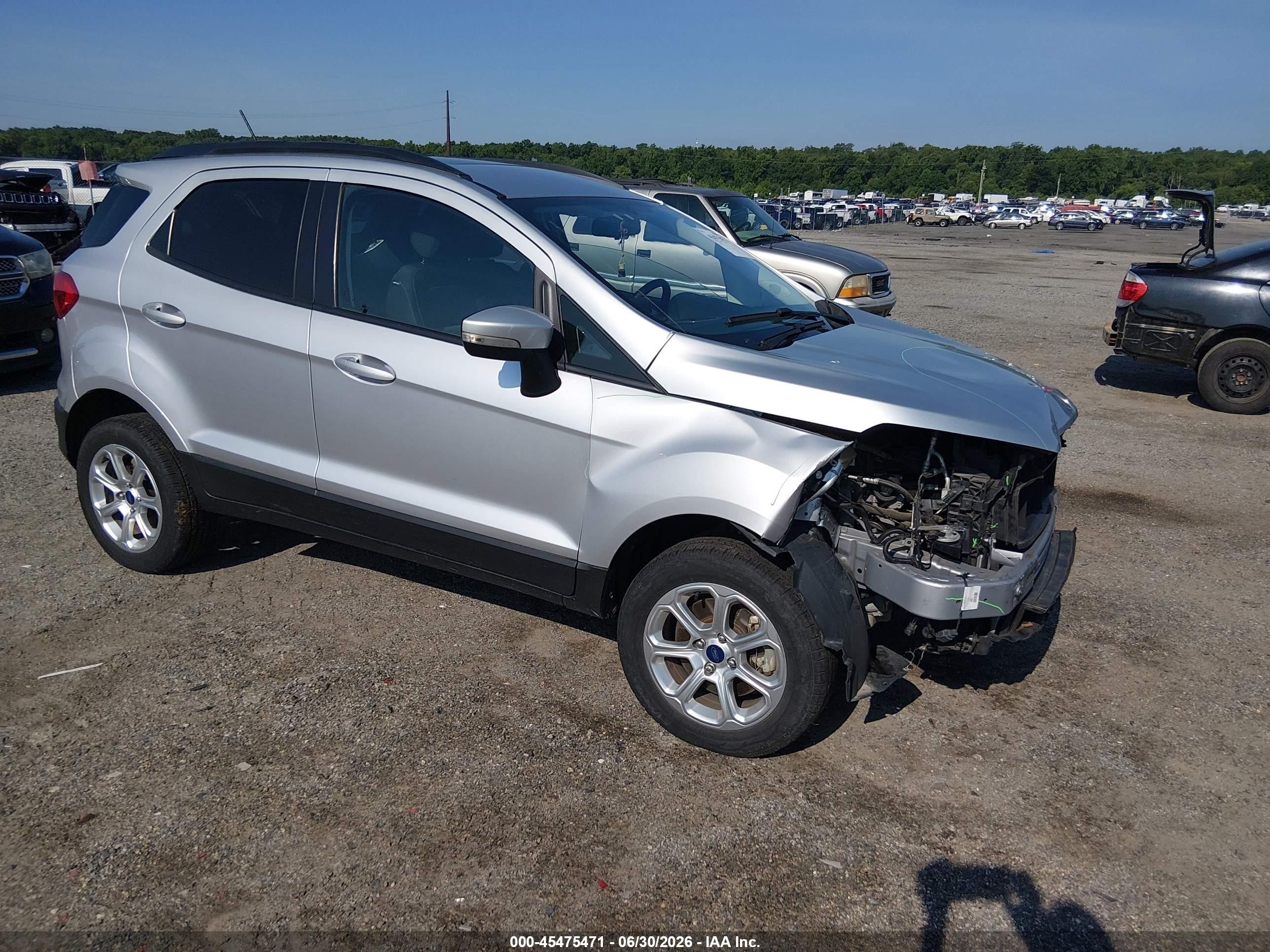 2020 Ford EcoSport SE, VIN MAJ6S3GL6LC390049 — Front end