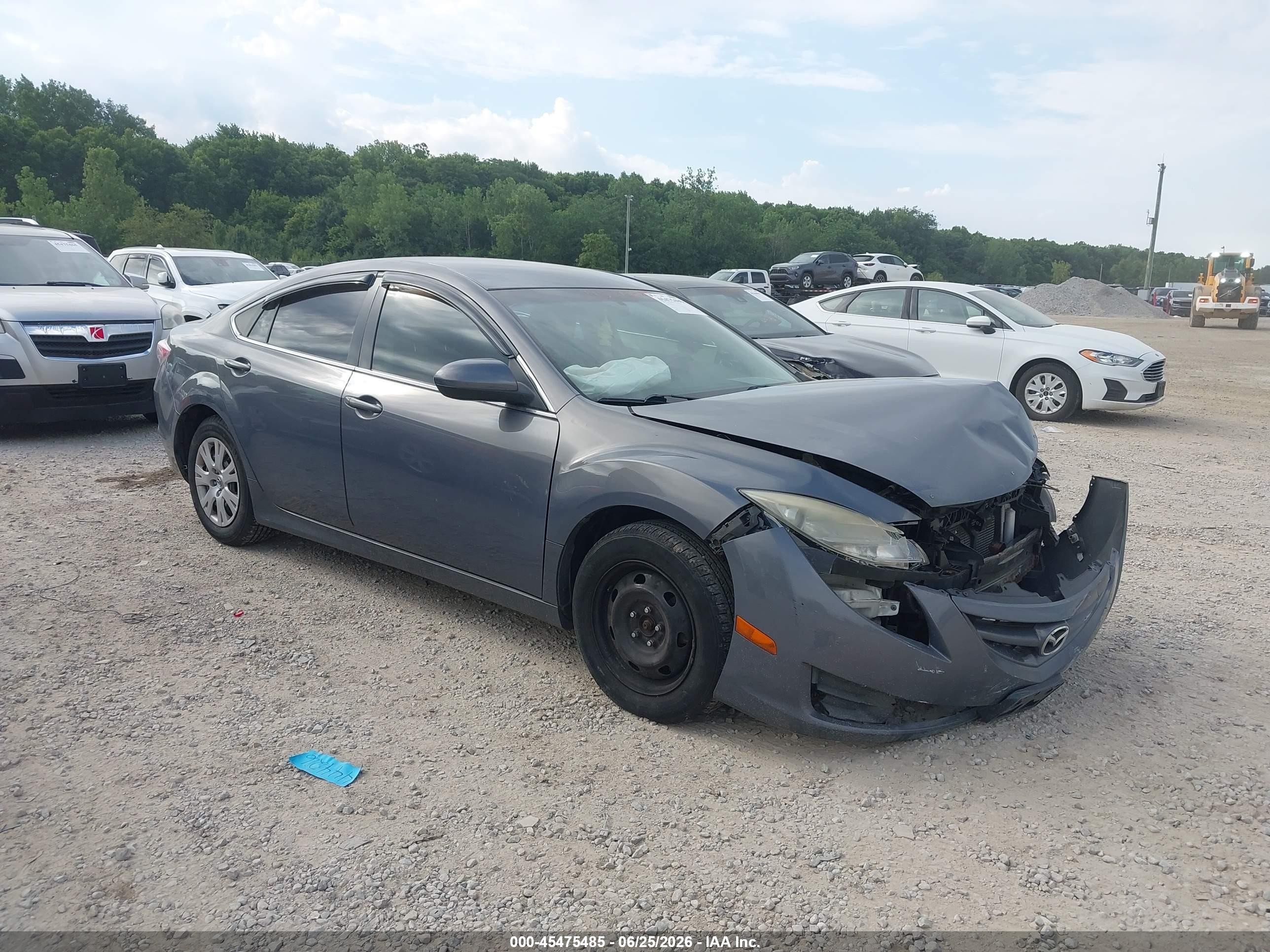 2009 Mazda 6 i Sport, VIN 1YVHP81A495M32461 — Front end