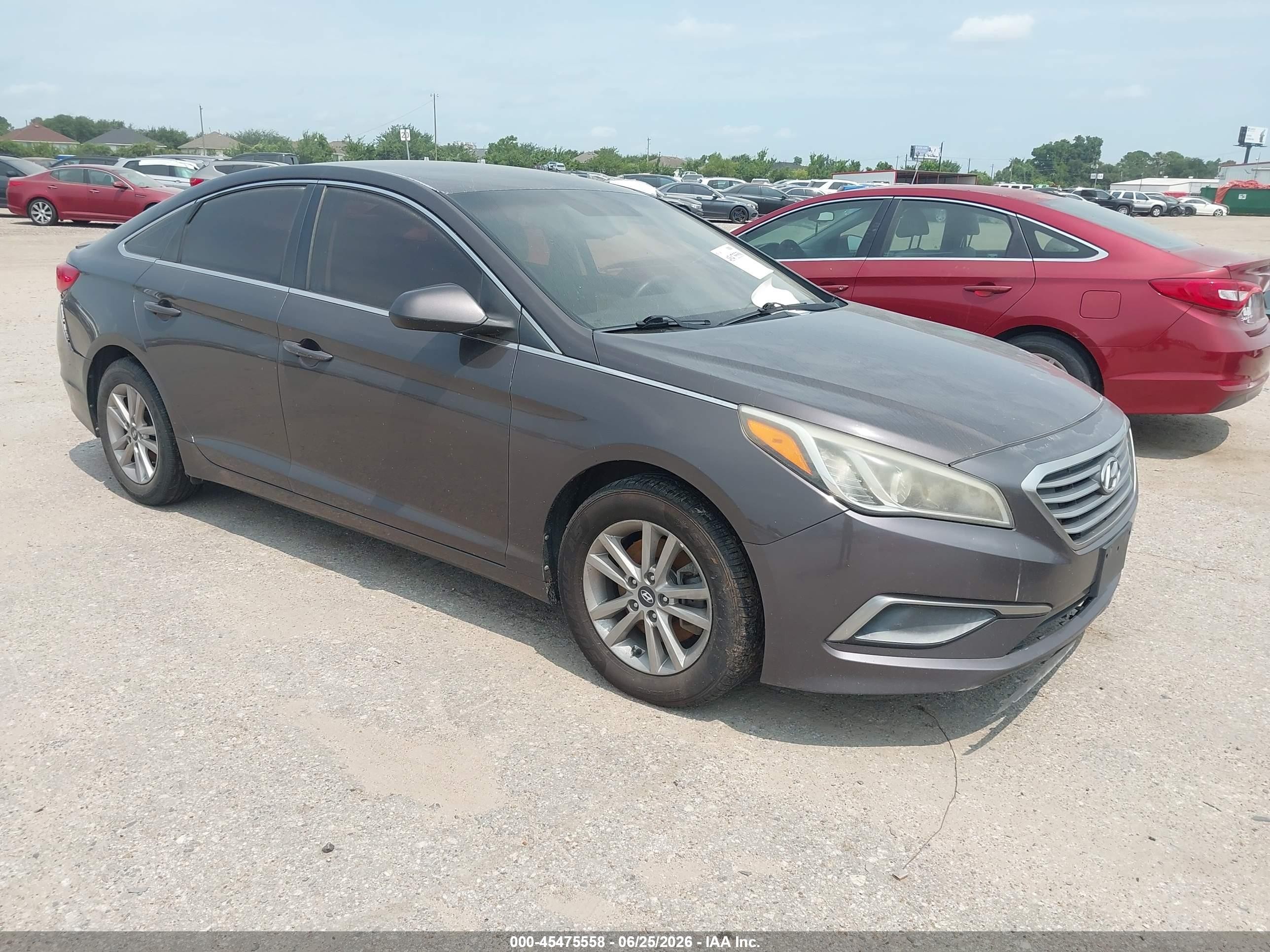 2016 Hyundai Sonata SE, VIN 5NPE24AF6GH264198 — Repossession