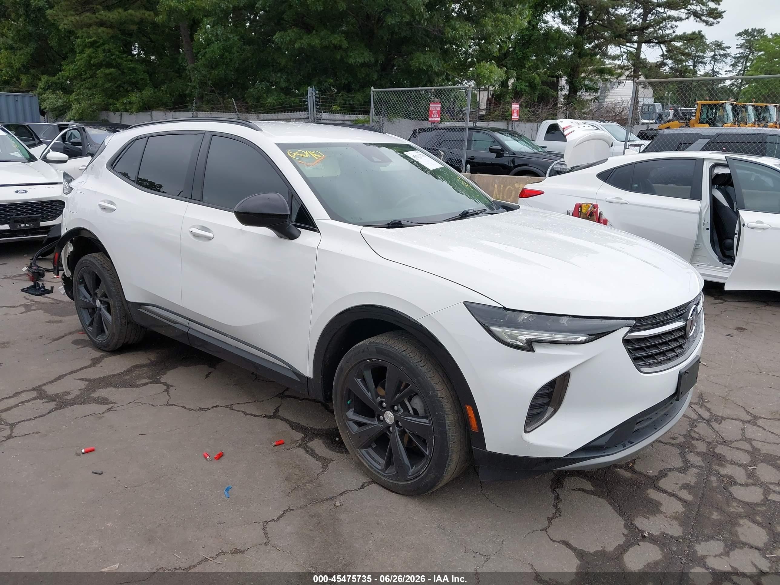 2021 Buick Envision Essence, VIN LRBFZNR49MD164539 — Rear end