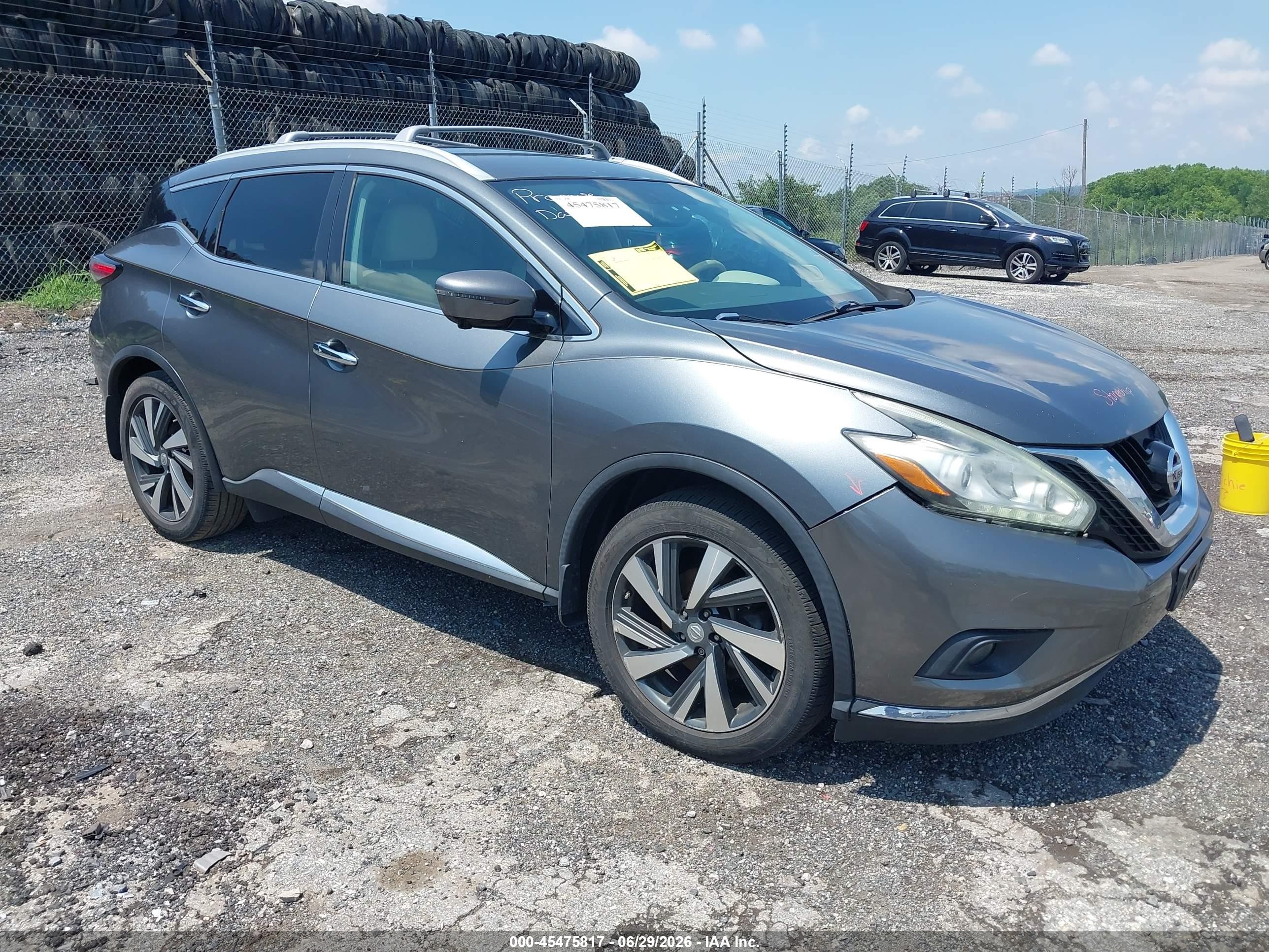 2016 Nissan Murano S, VIN 5N1AZ2MH6GN107018 — Side