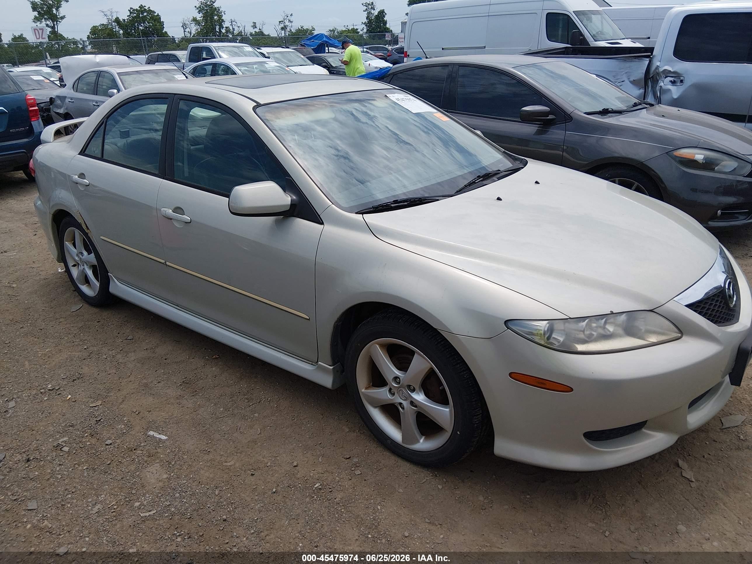 2004 Mazda 6 i Sport VE, VIN 1YVHP80C145N22579 — Normal wear