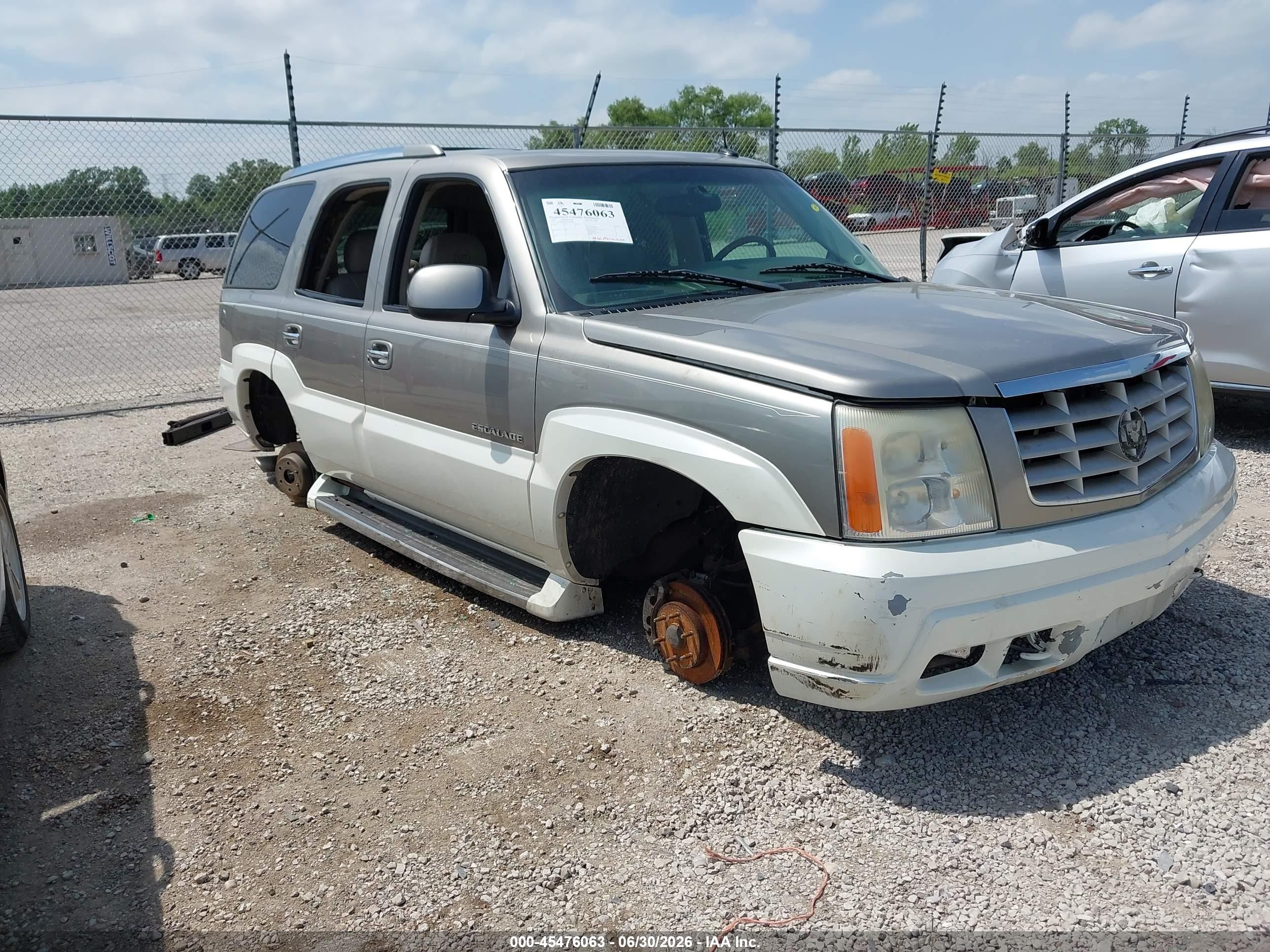 2002 Cadillac Escalade, VIN 1GYEK63N62R316828 — Бок