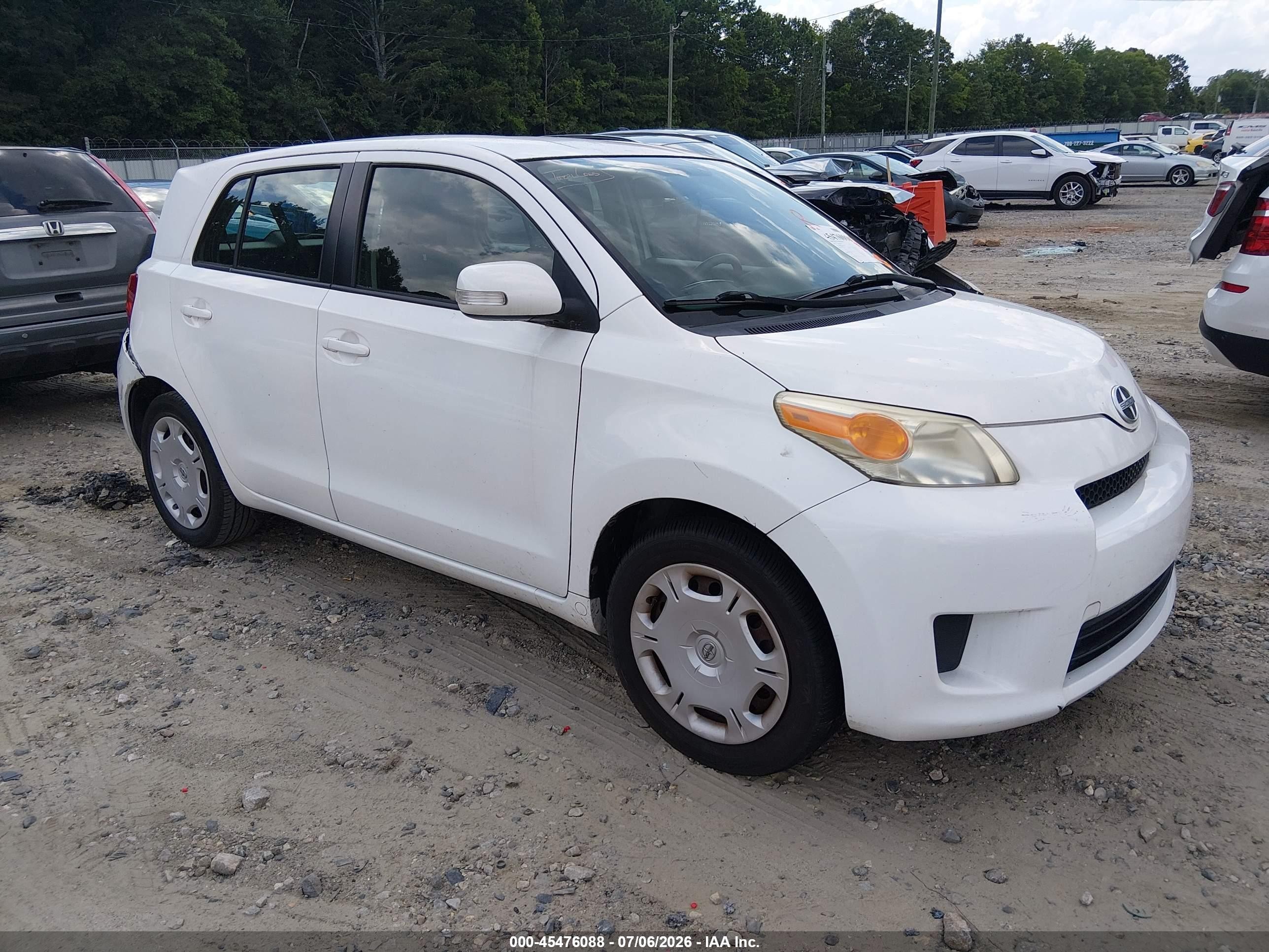 2010 Scion xD, VIN JTKKU4B41AJ056764 — Rear end