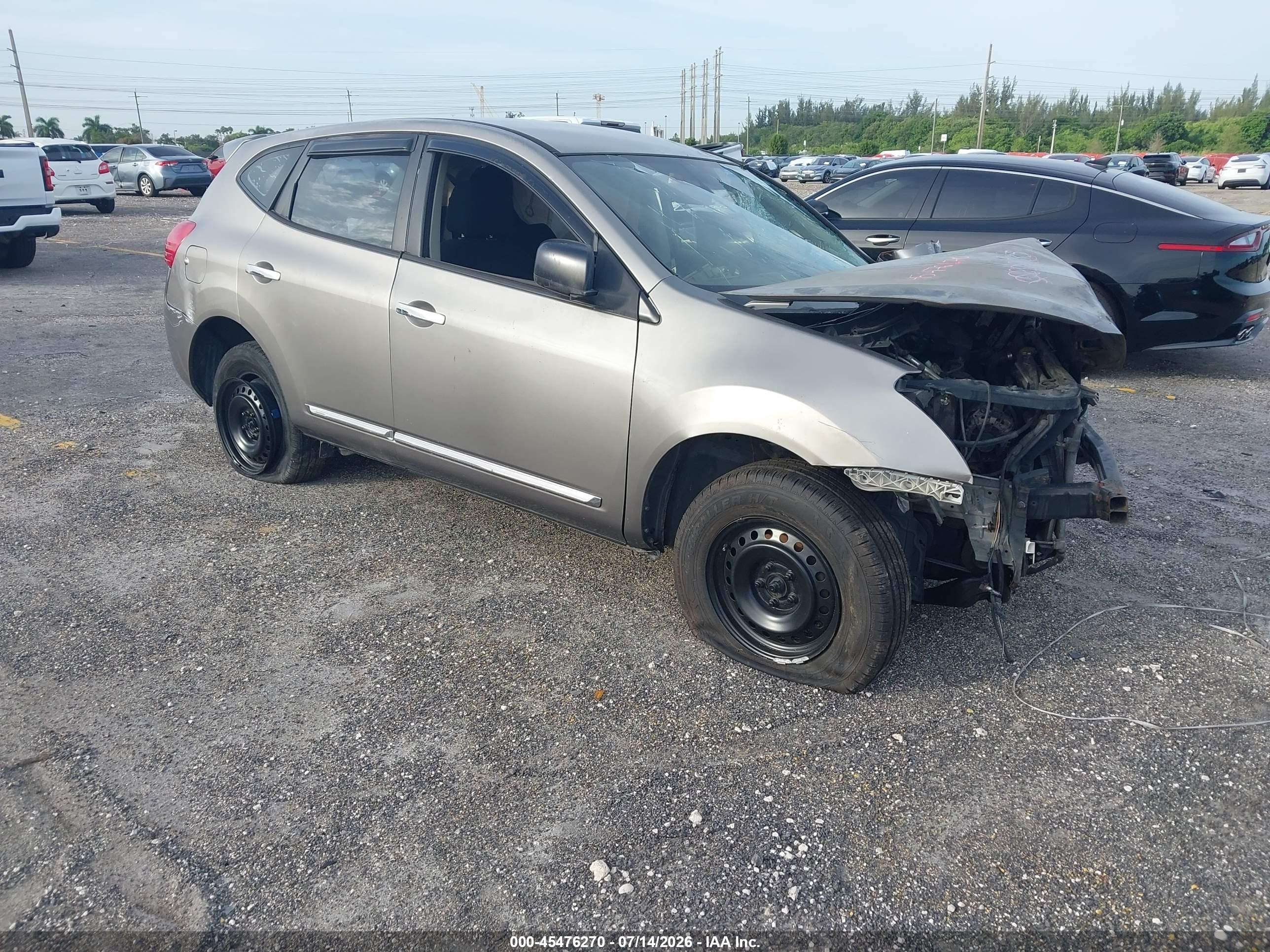 2011 Nissan Rogue S, VIN JN8AS5MV7BW666939 — Front end